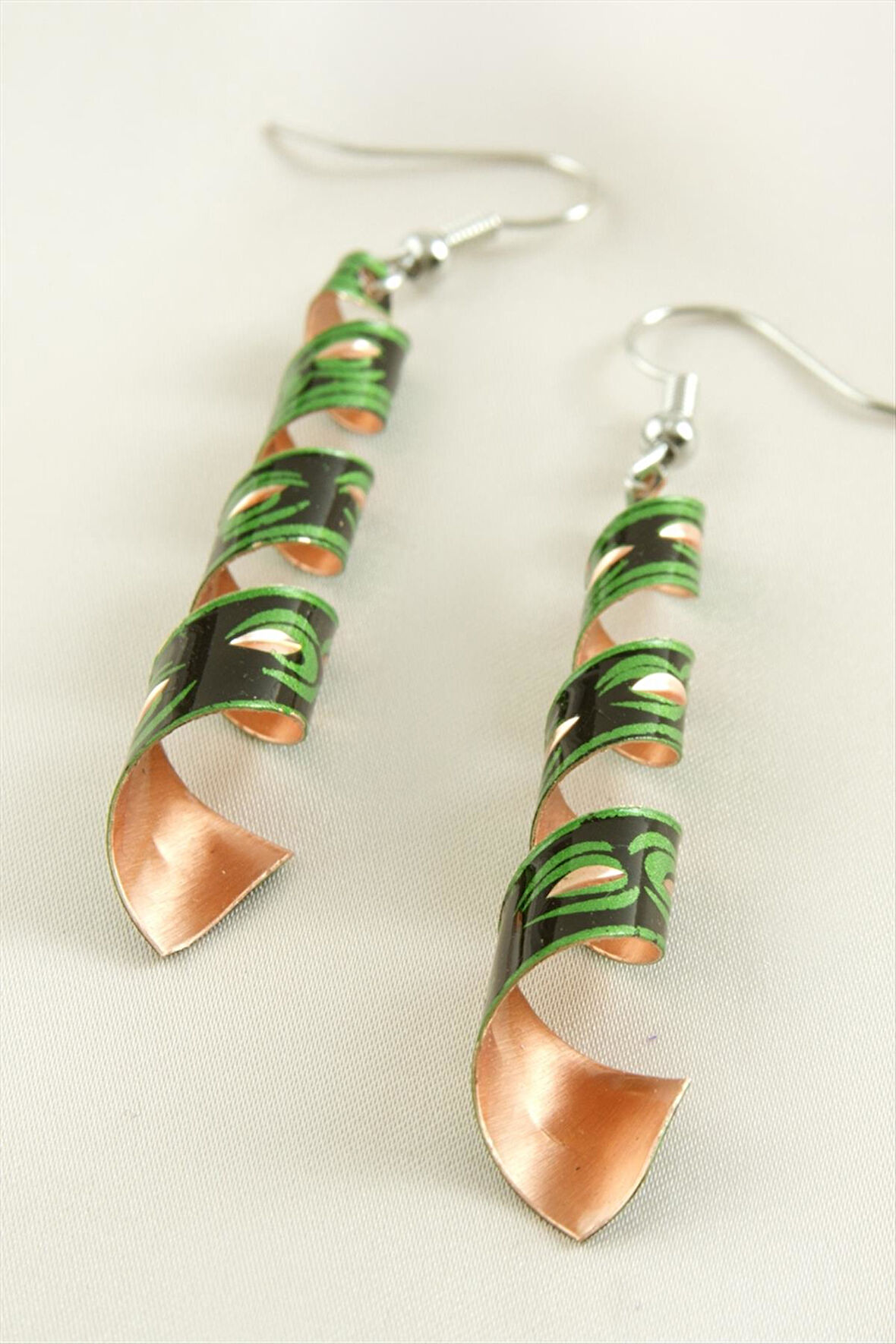 Silindir Bakır Küpe