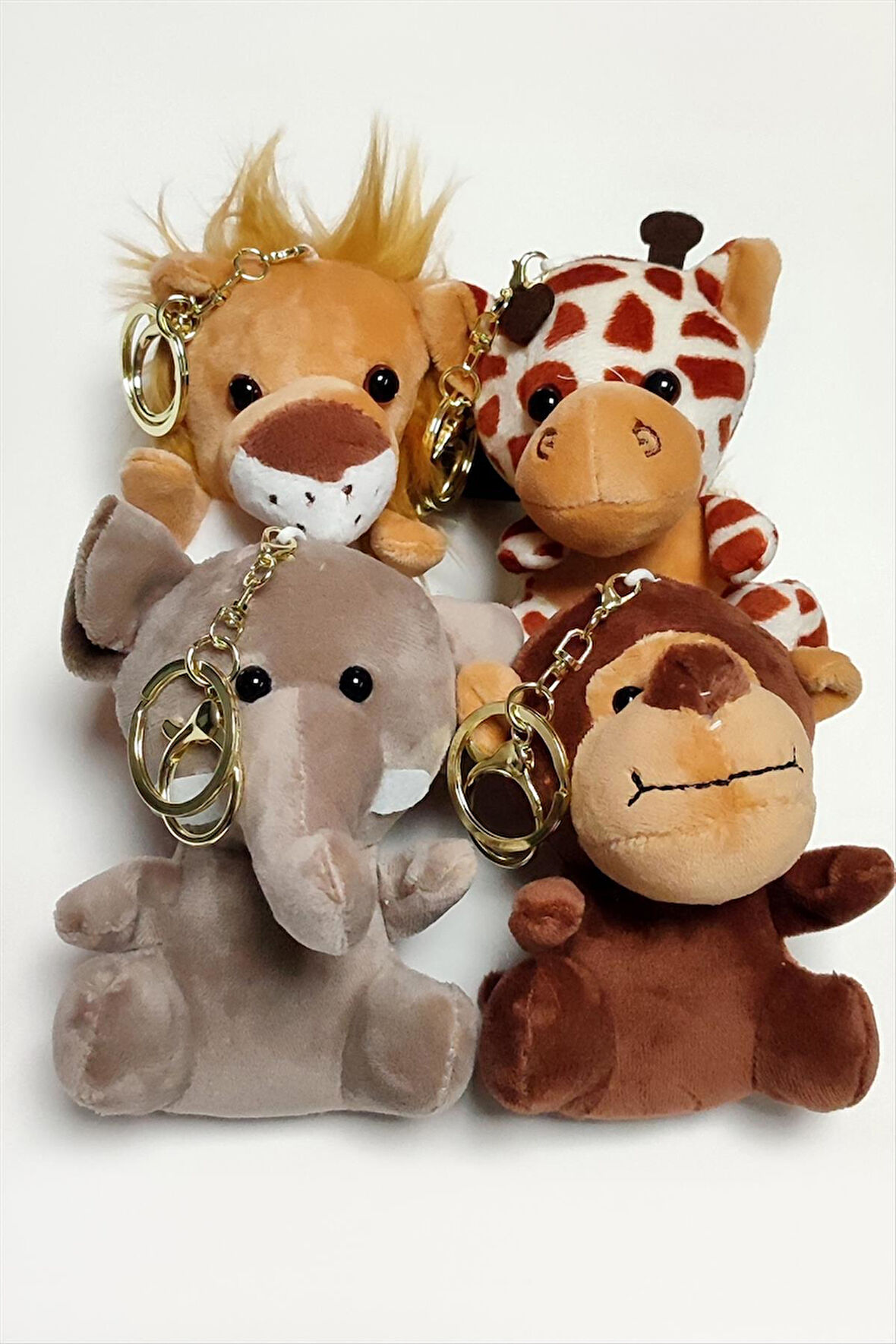 Sevimli Hayvan Peluş Anahtarlık