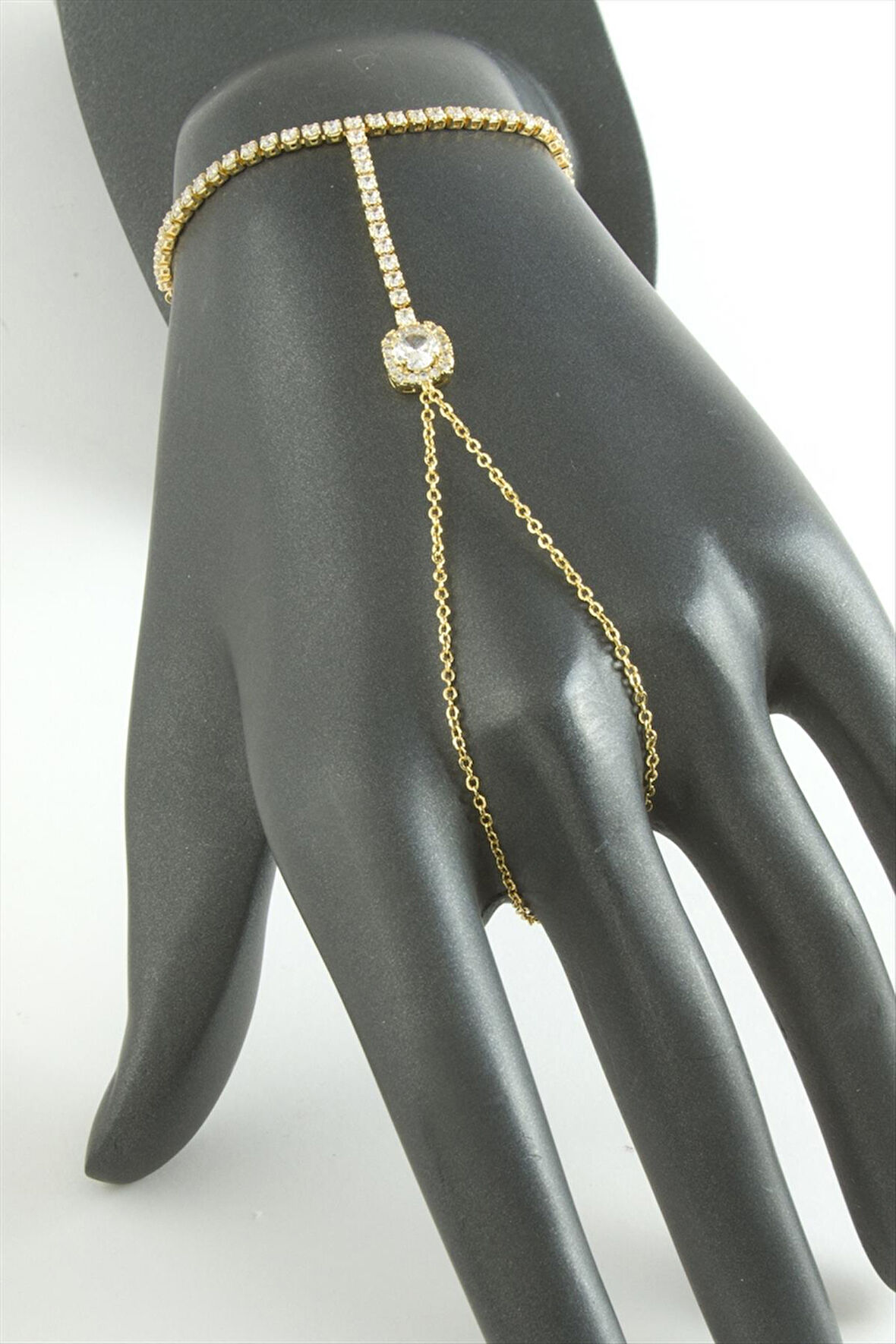 Kare Zirkon Taşlı Lüks Çelik Şahmeran