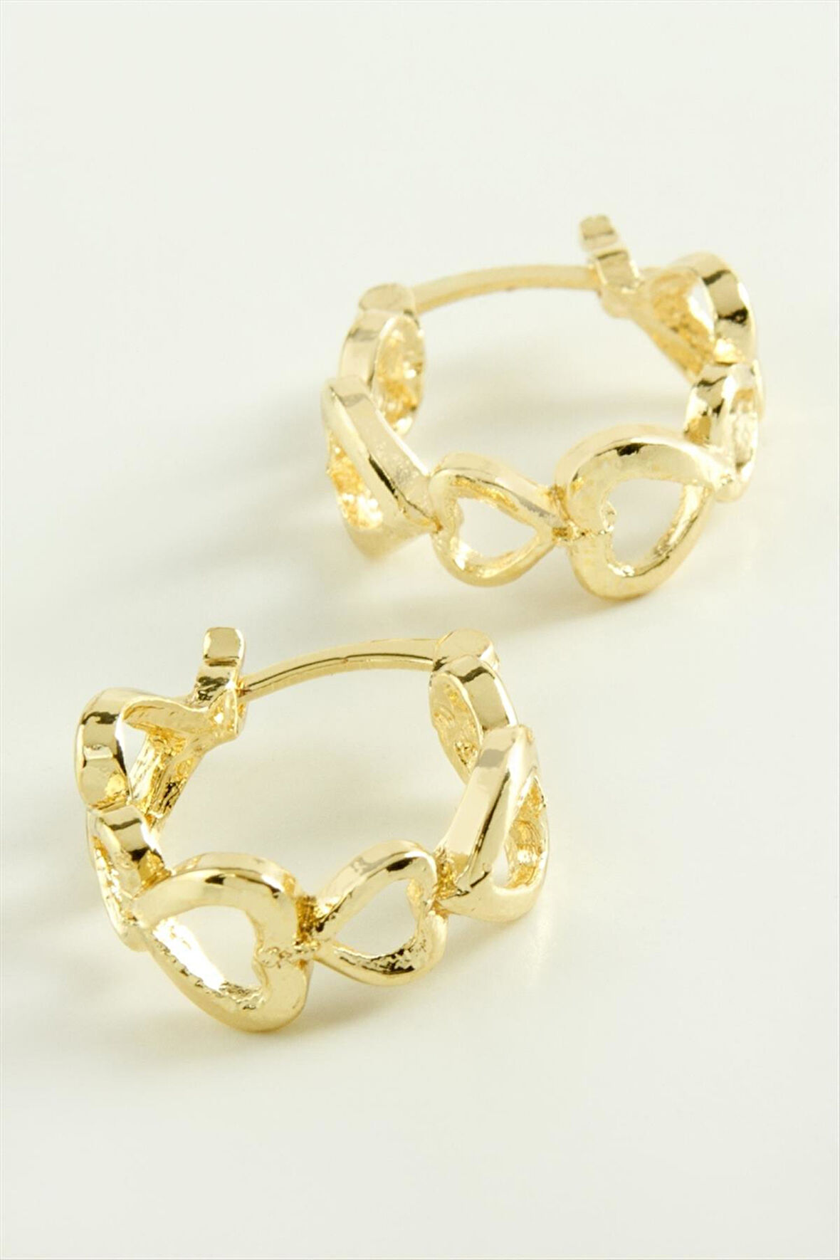 Kalp Kilitli Halka Küpe