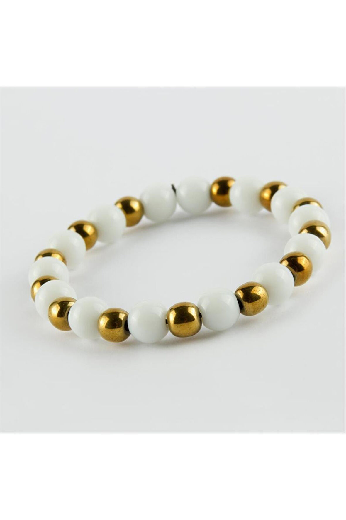 Sedef Hematit Doğaltaşlı Bileklik