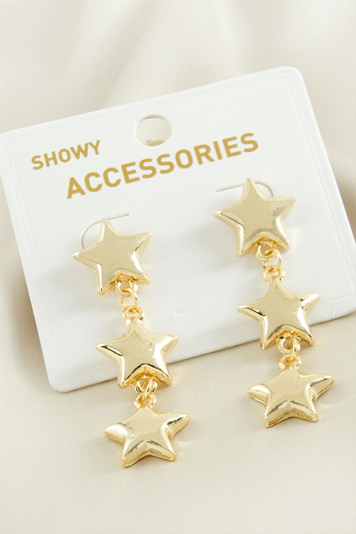 Yıldız Trend Metal Küpe