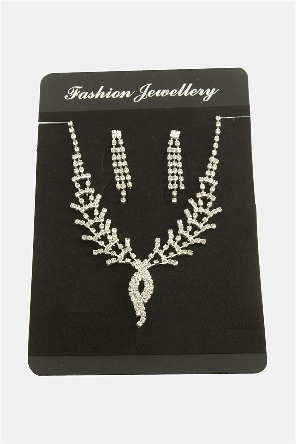 Oval Lüks Suyolu Set Kolye