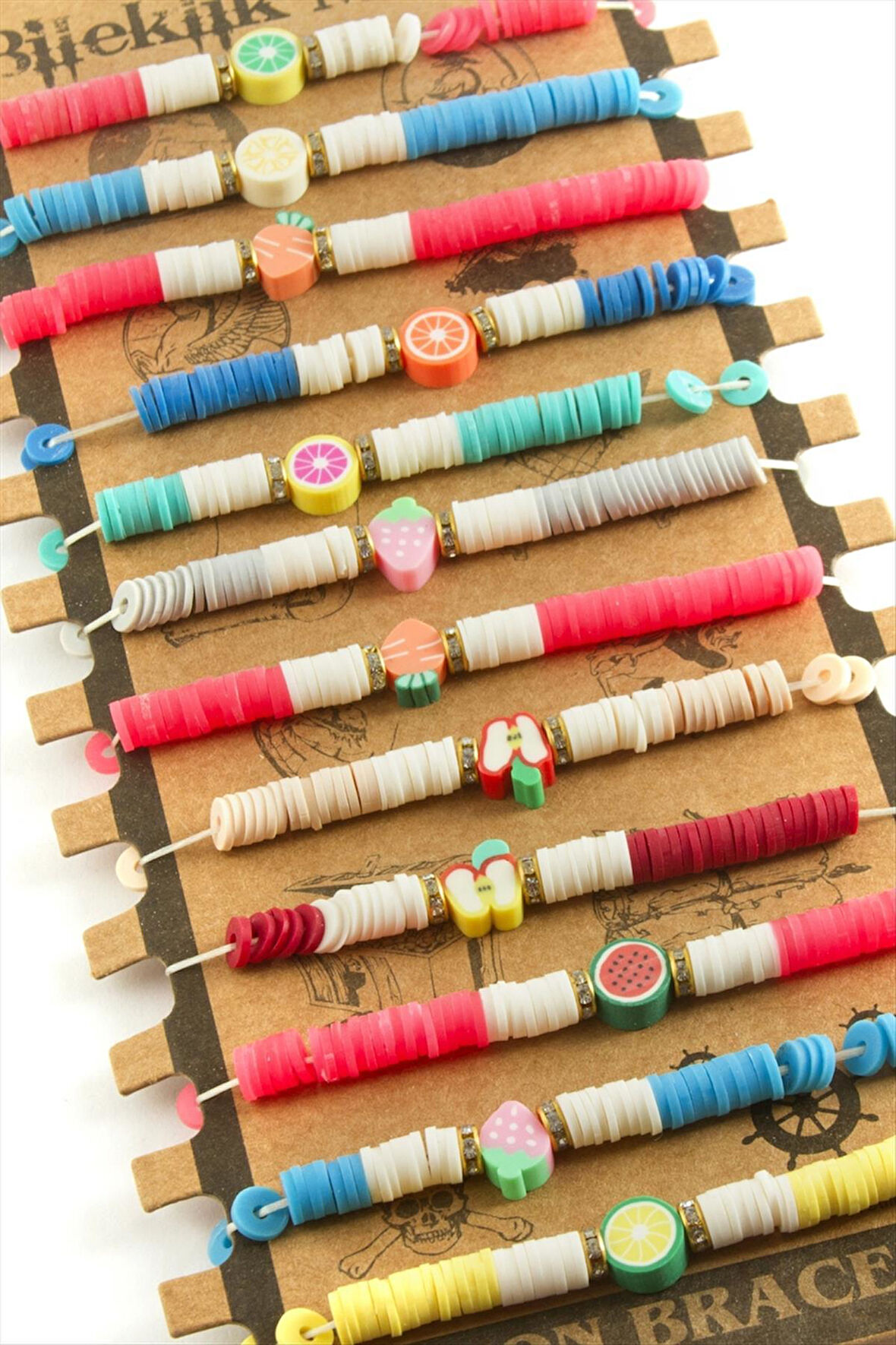 Meyve Fimo Boncuk Bileklik