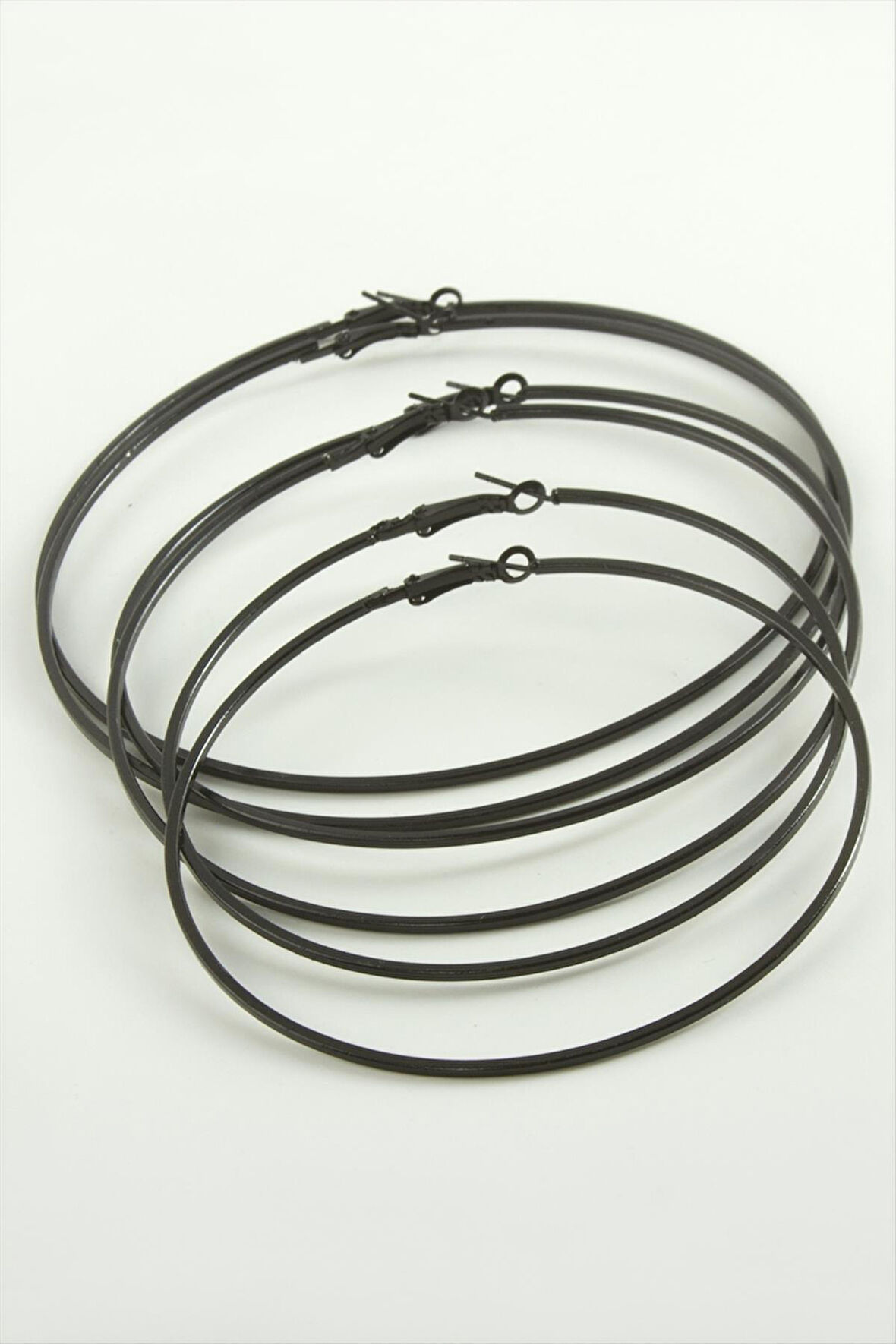 Ezme Metal Halka Küpe 6 Adet