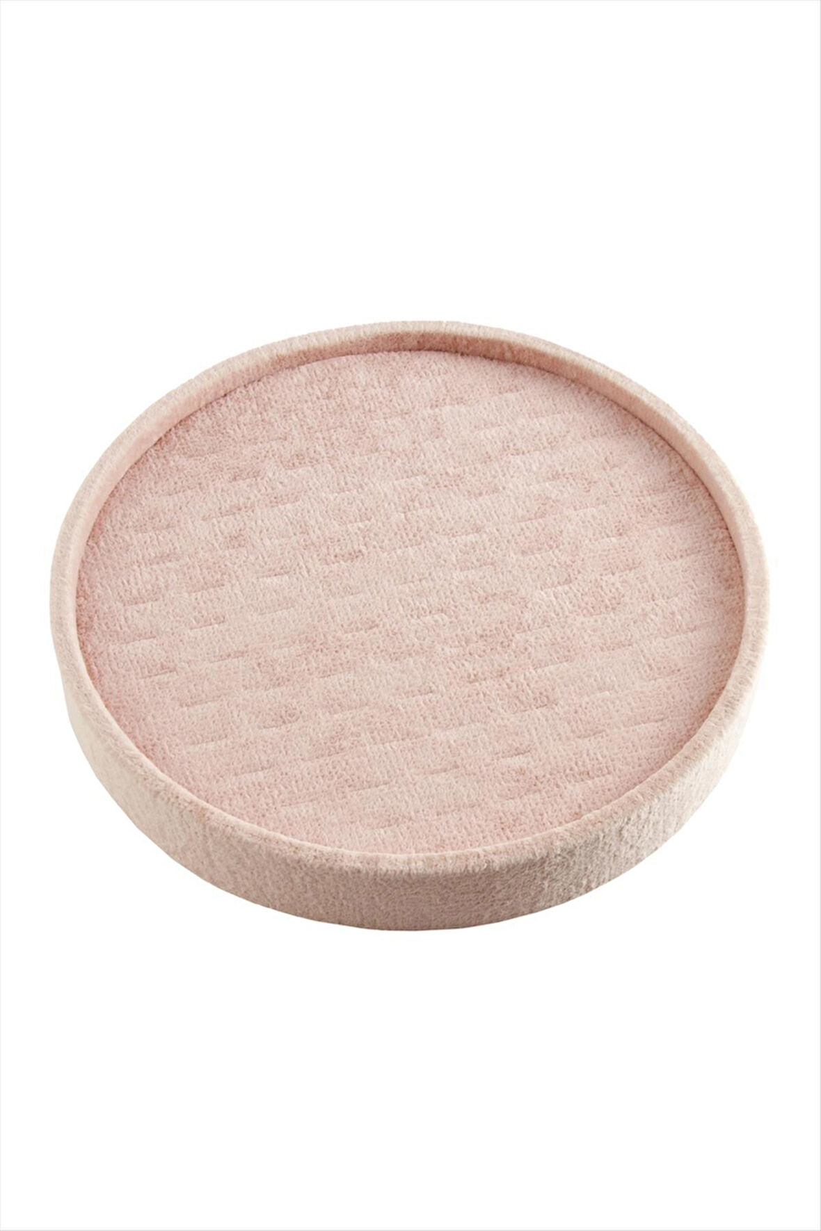 Yuvarlak Ahşap Anfora Kumaş Piercing Küpelik 20 cm