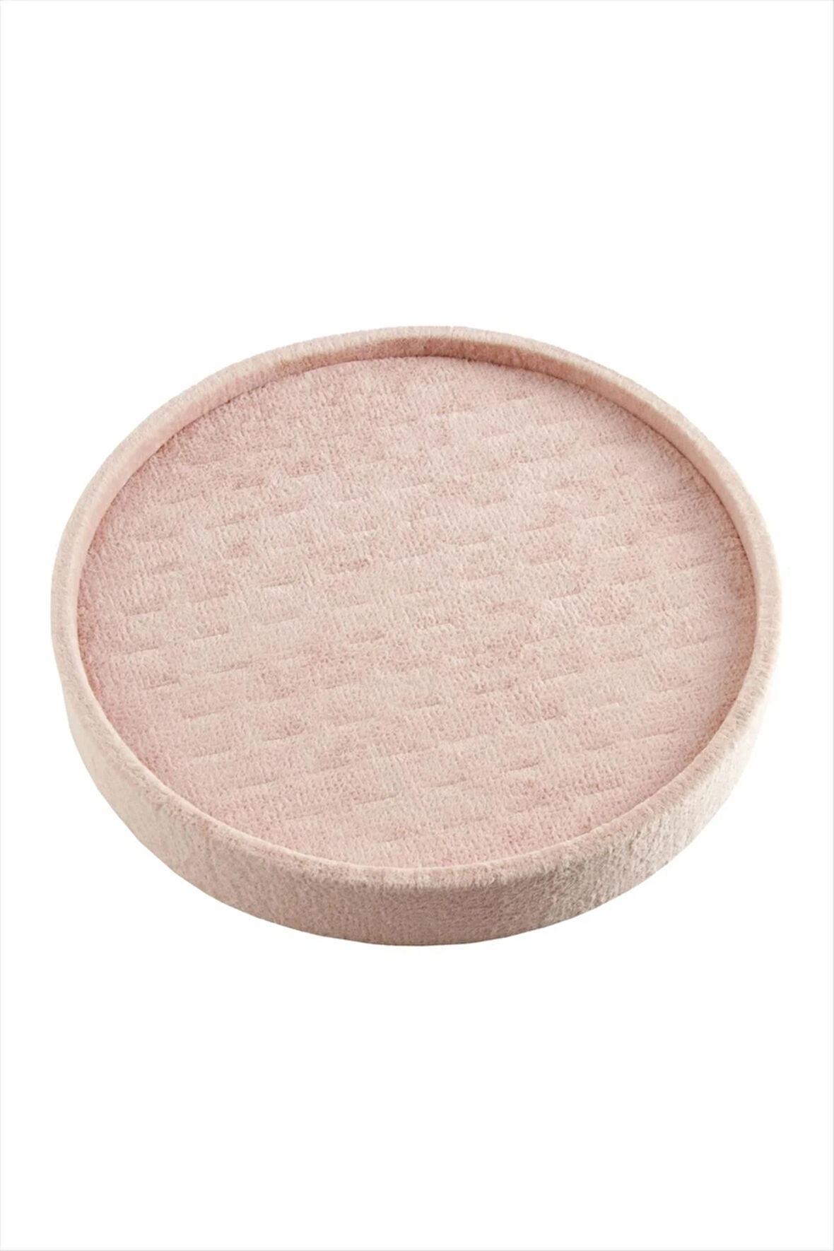 Yuvarlak Ahşap Anfora Kumaş Piercing Küpelik 20 cm