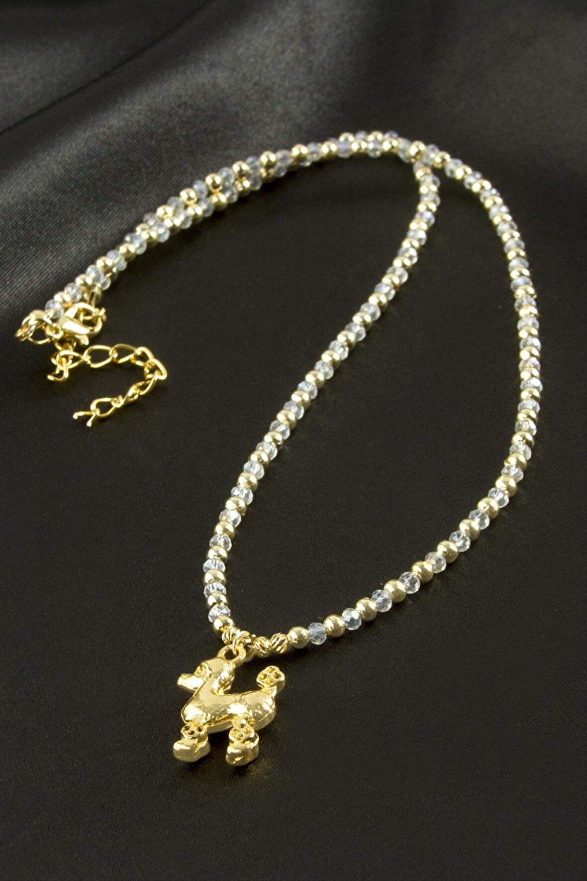 Köpek Kristal Kolye