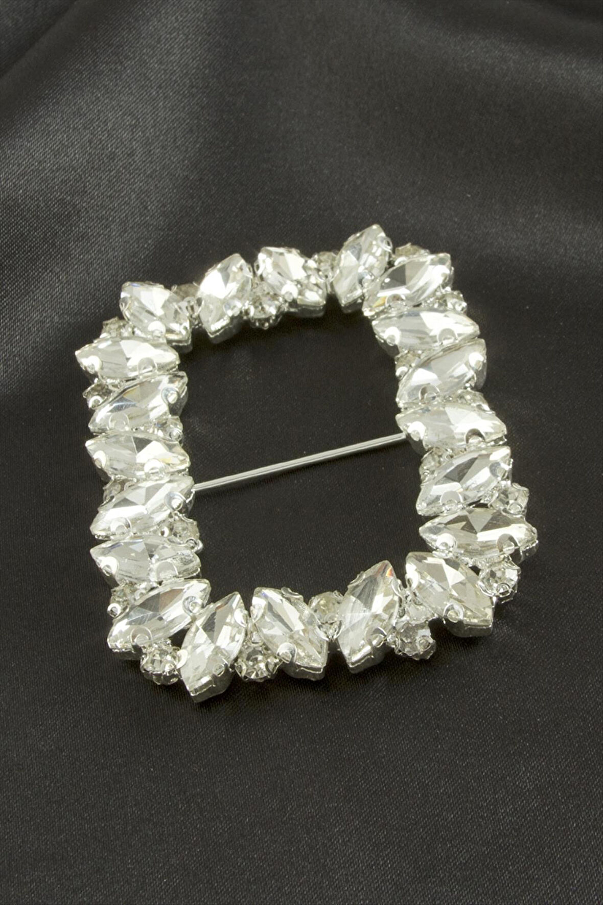 Dikdörtgen Taşlı Kemer Tokası 1 Adet