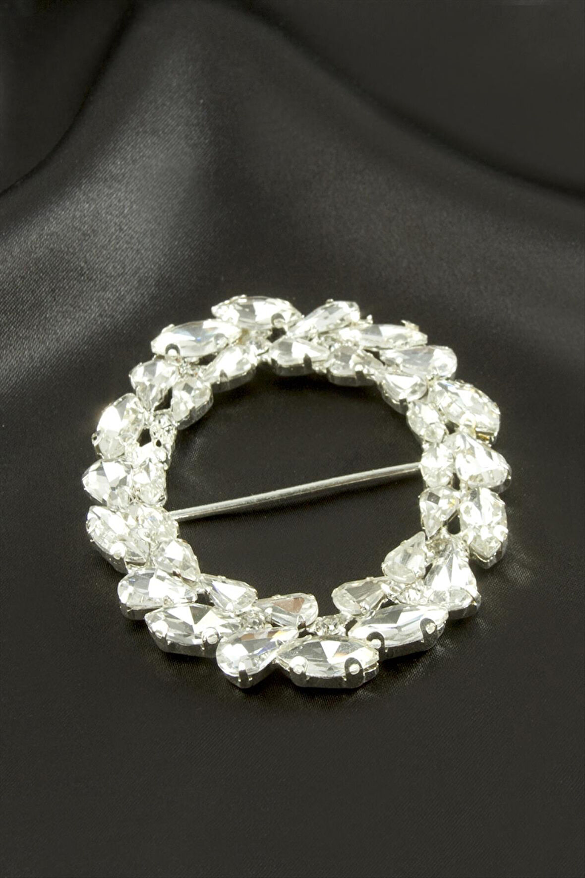 Oval Taşlı Kemer Tokası 1 Adet