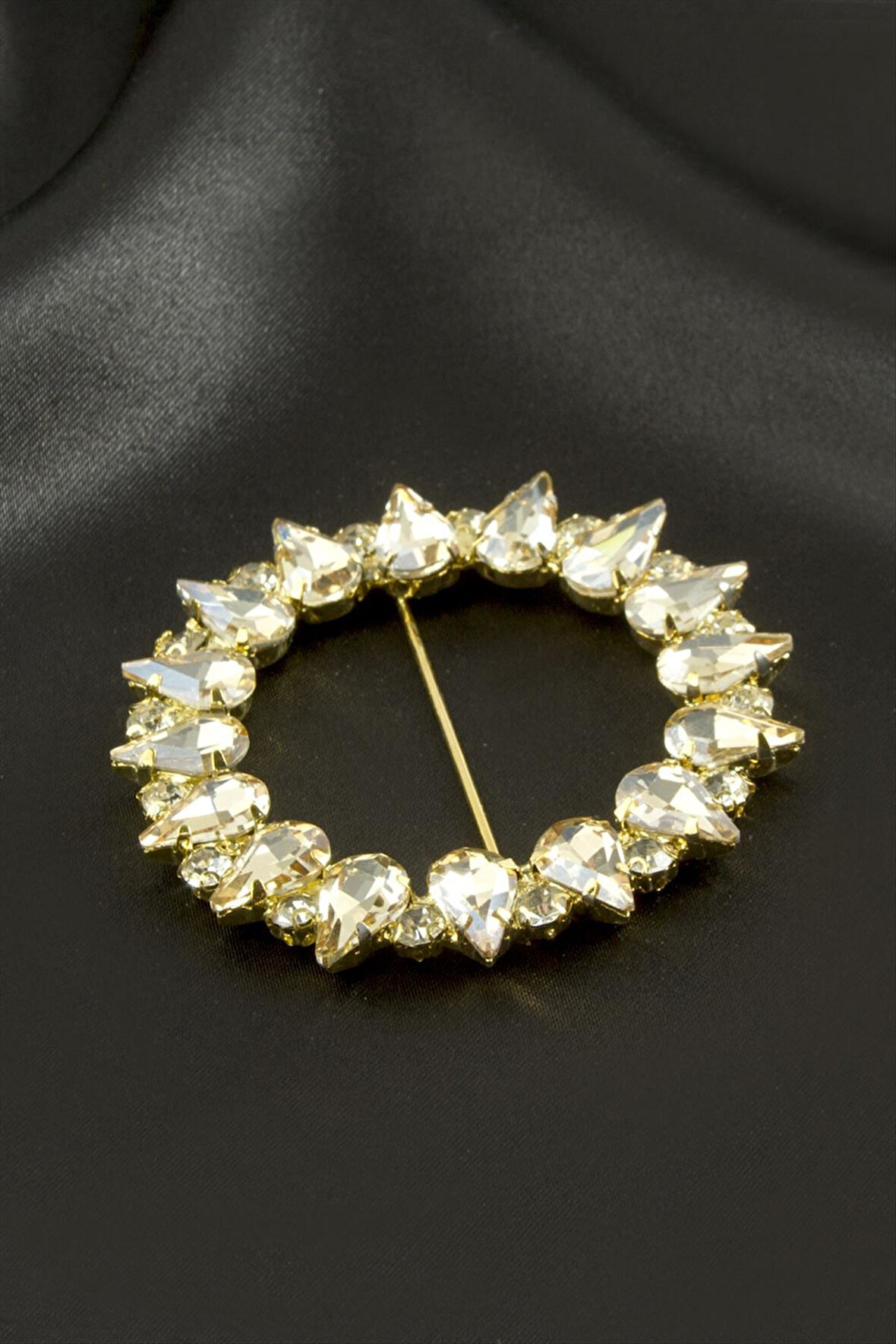 Yıldız Damla Taşlı Kemer Tokası 1 Adet