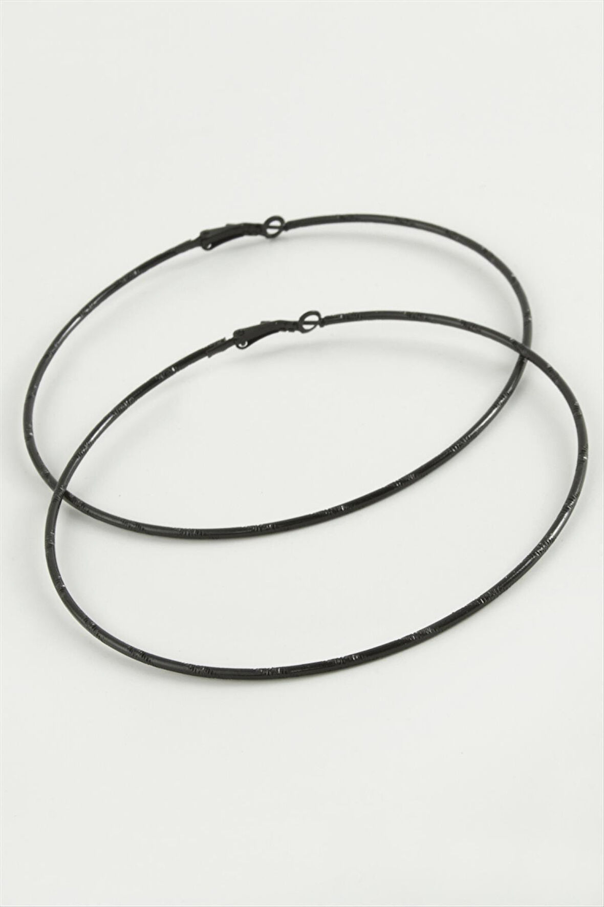 Noktalı Metal Halka Küpe 8-9-10 cm