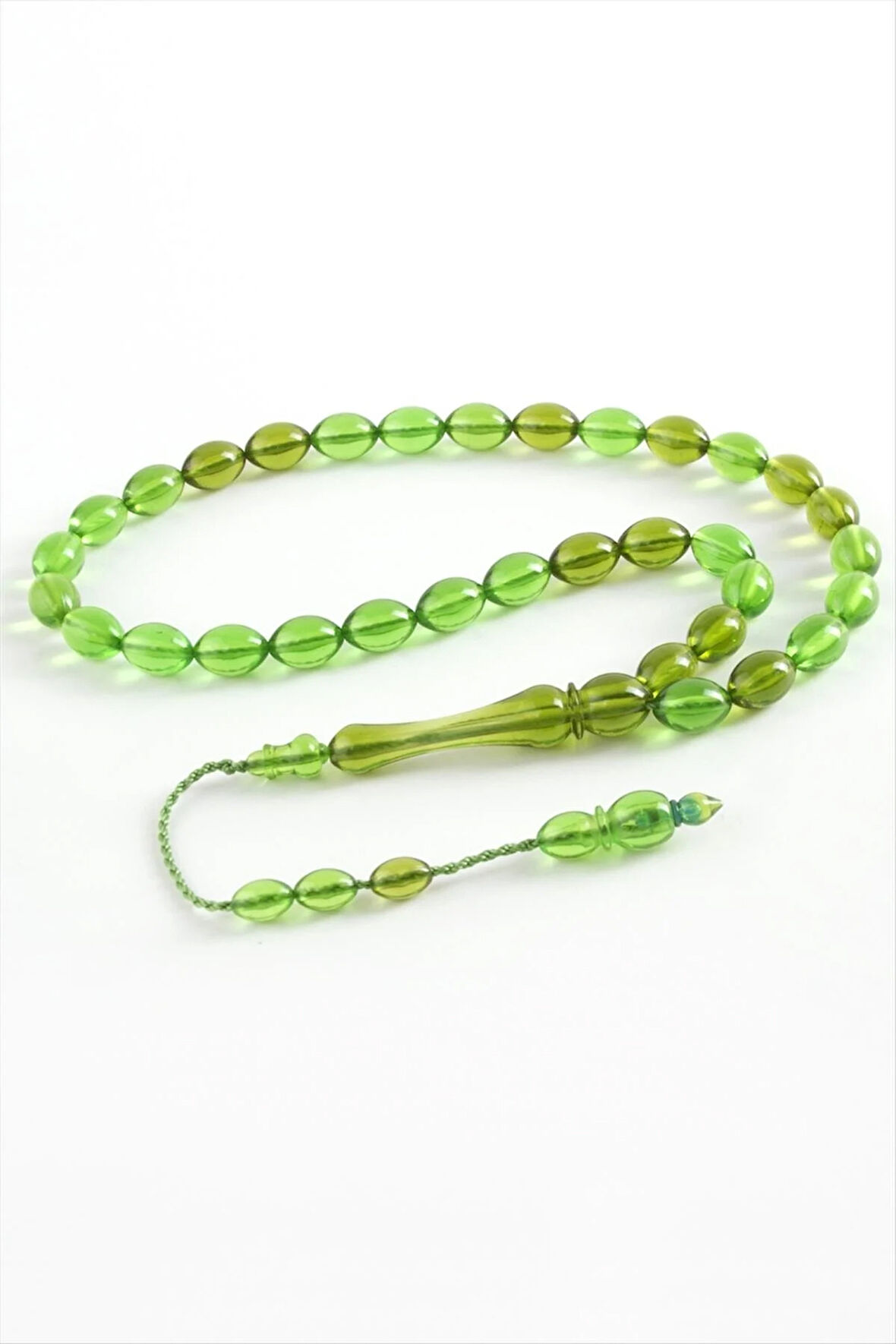 Zeytin Şekilli Plastik Tesbih 8*11 mm