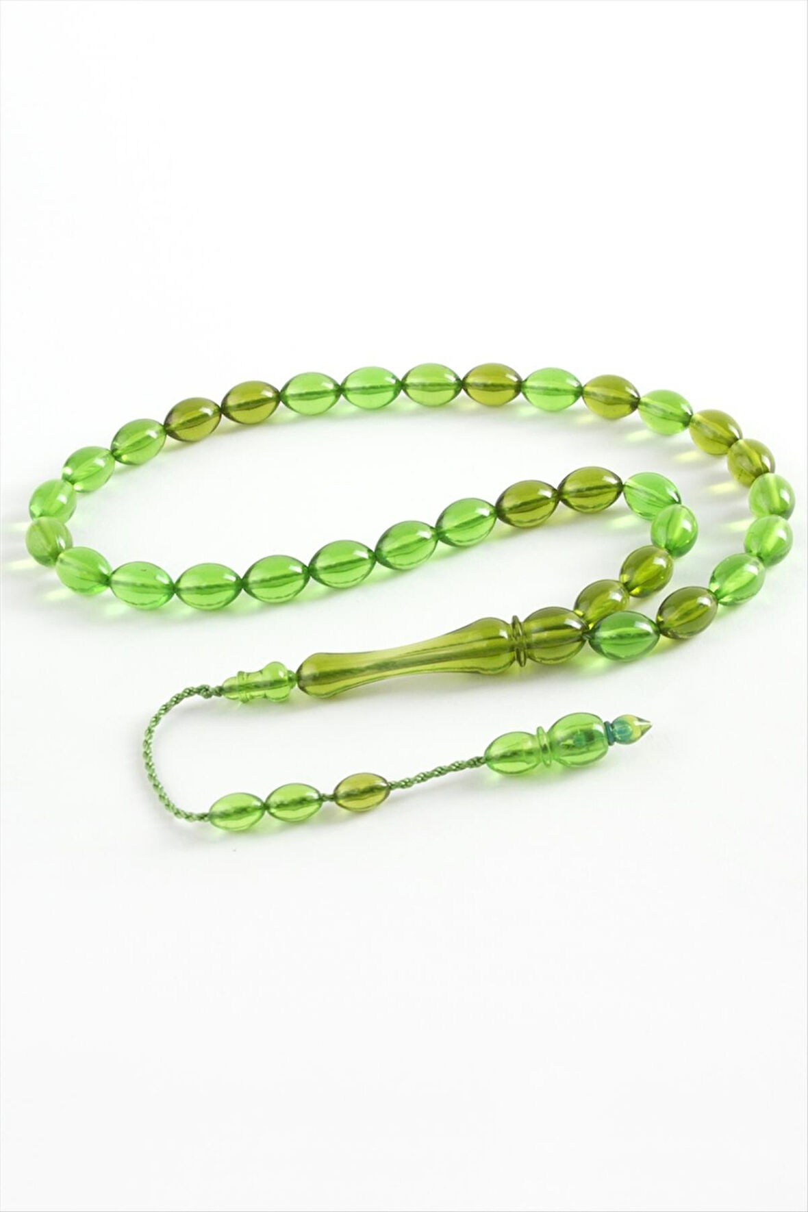 Zeytin Şekilli Plastik Tesbih 8*11 mm