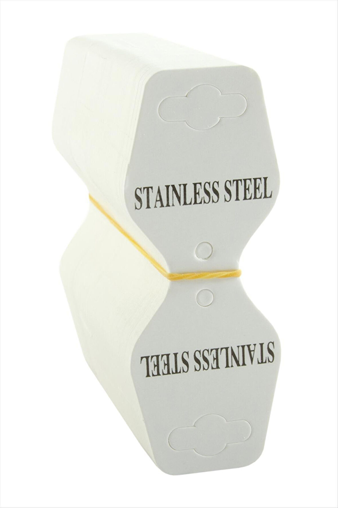 Çelik Yazılı Oval Kolye Kartı 200 Adet