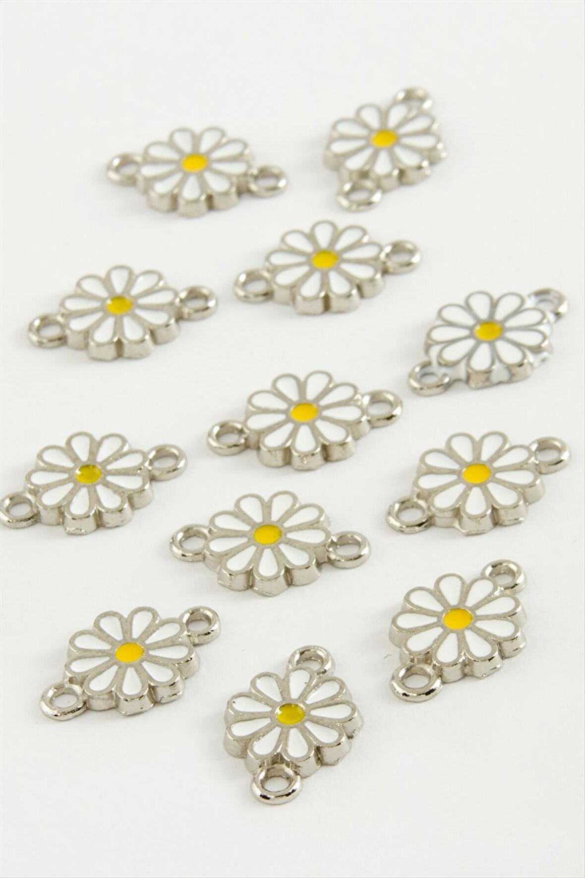 Papatya Çift Kulplu Mineli Bileklik ve Kolye Ucu Aparatı 1 Adet