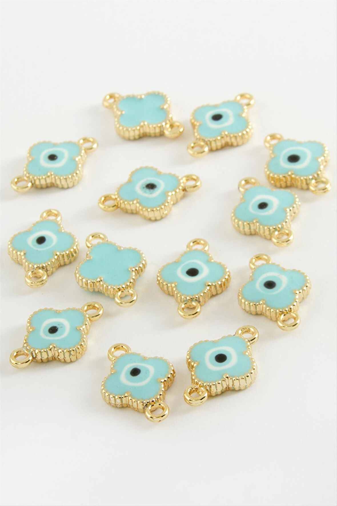 Çiçek Çift Kulplu Mineli Bileklik ve Kolye Ucu Aparatı 1 Adet