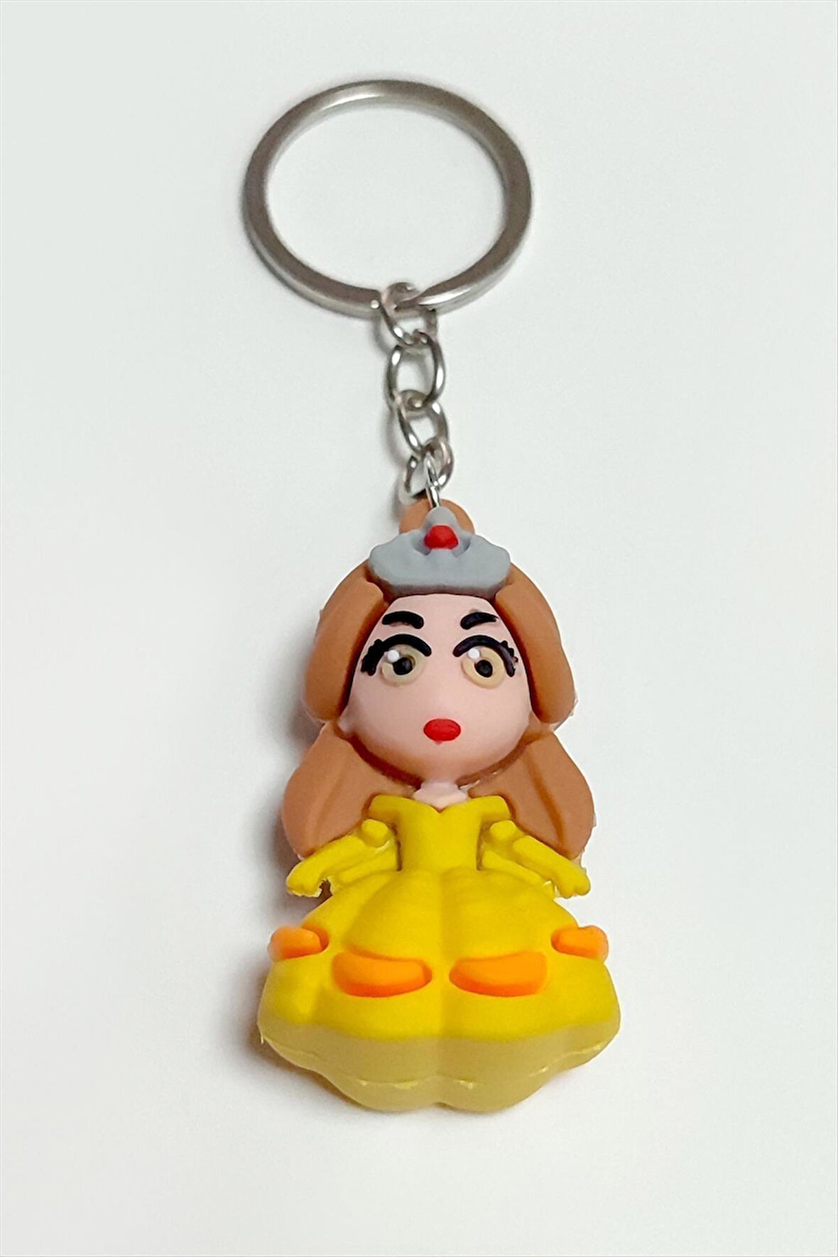 Prenses Silikon Anahtarlık