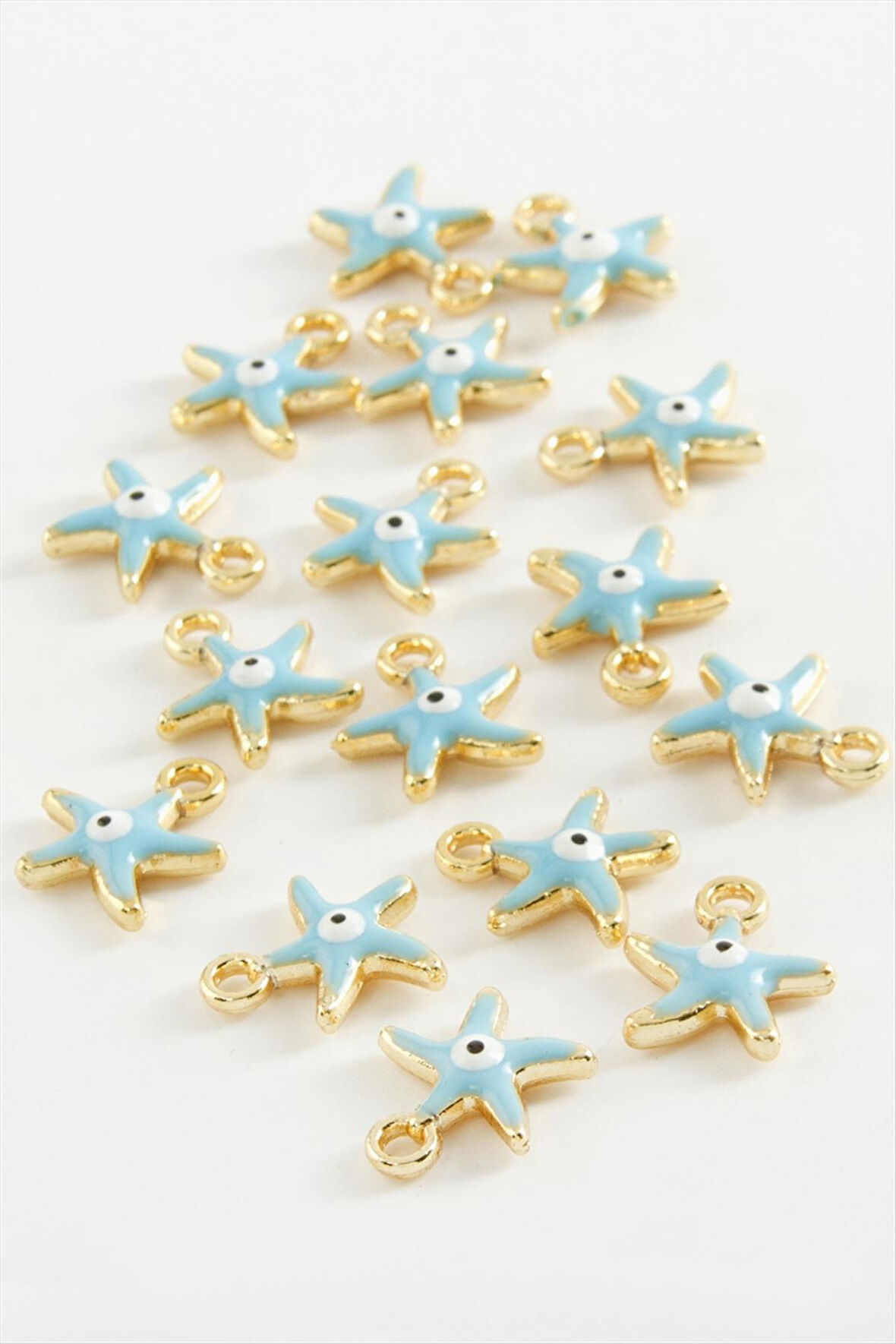 Deniz Yıldızı Tek Kulplu Mineli Bileklik ve Kolye Ucu Aparatı 1 Adet