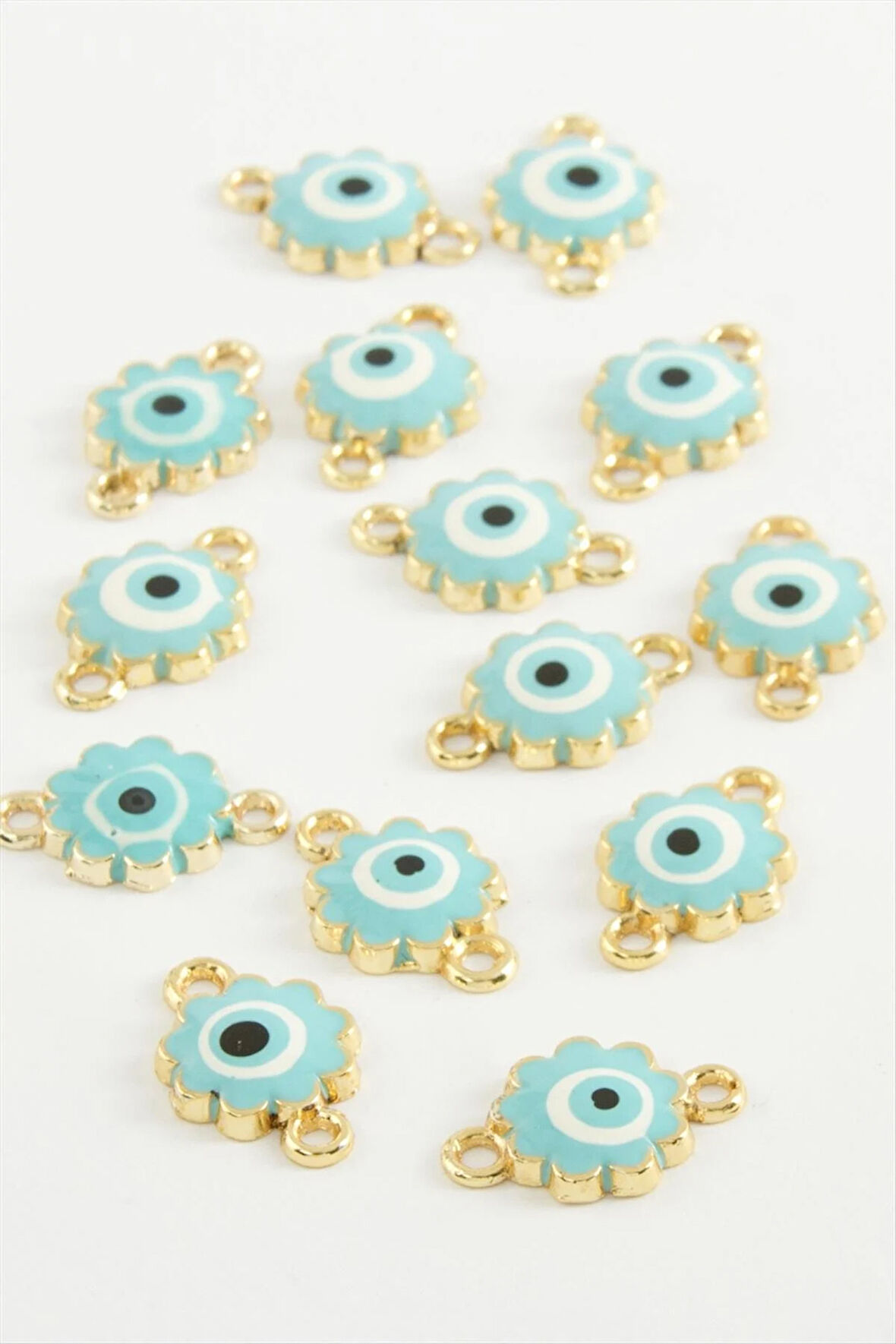 Çiçek Çift Kulplu Mineli Bileklik ve Kolye Ucu Aparatı 1 Adet