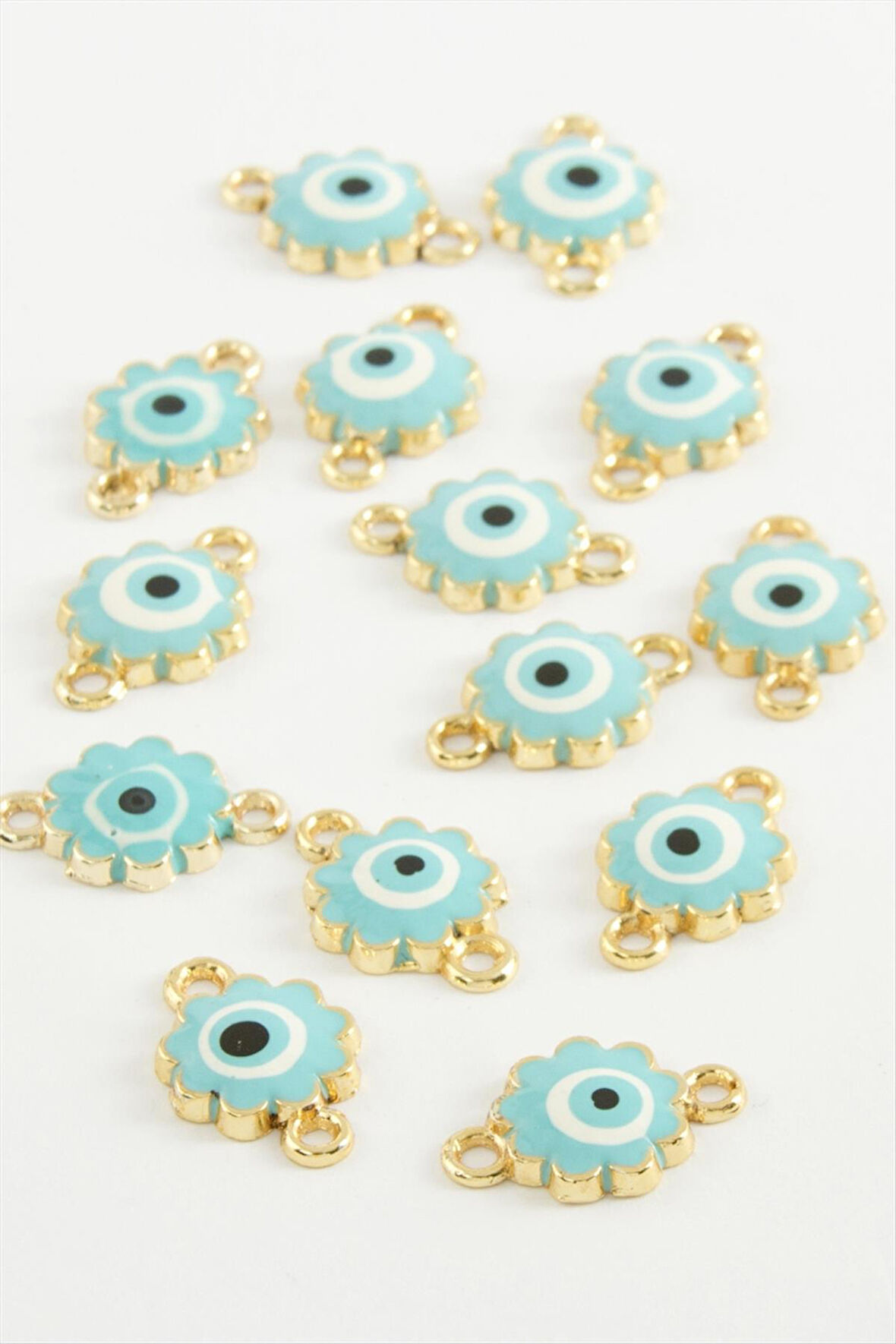 Çiçek Çift Kulplu Mineli Bileklik ve Kolye Ucu Aparatı 1 Adet