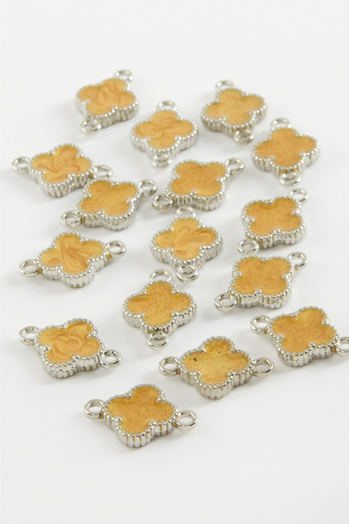 Çiçek Çift Kulplu Mineli Bileklik ve Kolye Ucu Aparatı 1 Adet