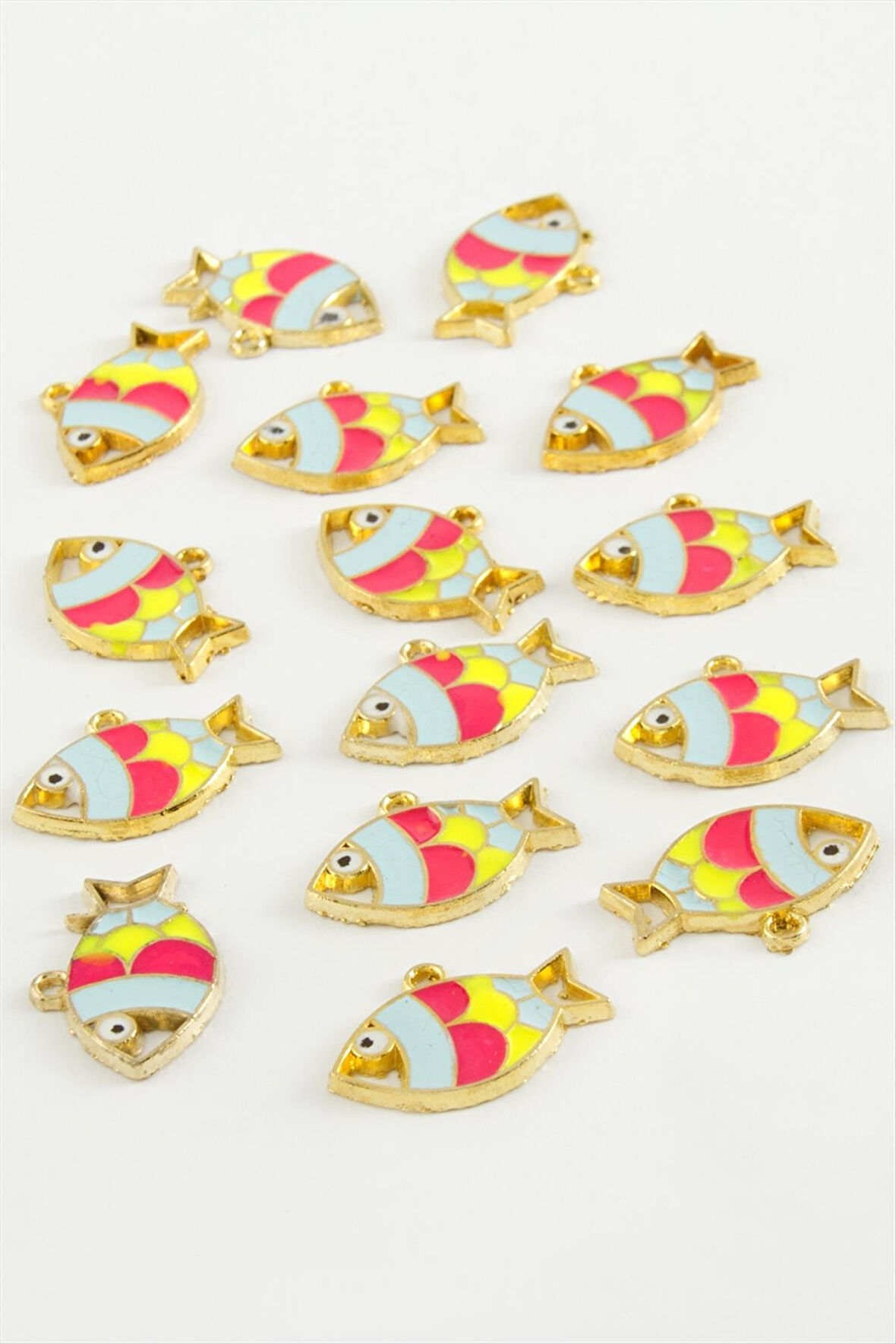 Balık Tek Kulp Mineli Bileklik ve Kolye Ucu Aparatı 1 Adet