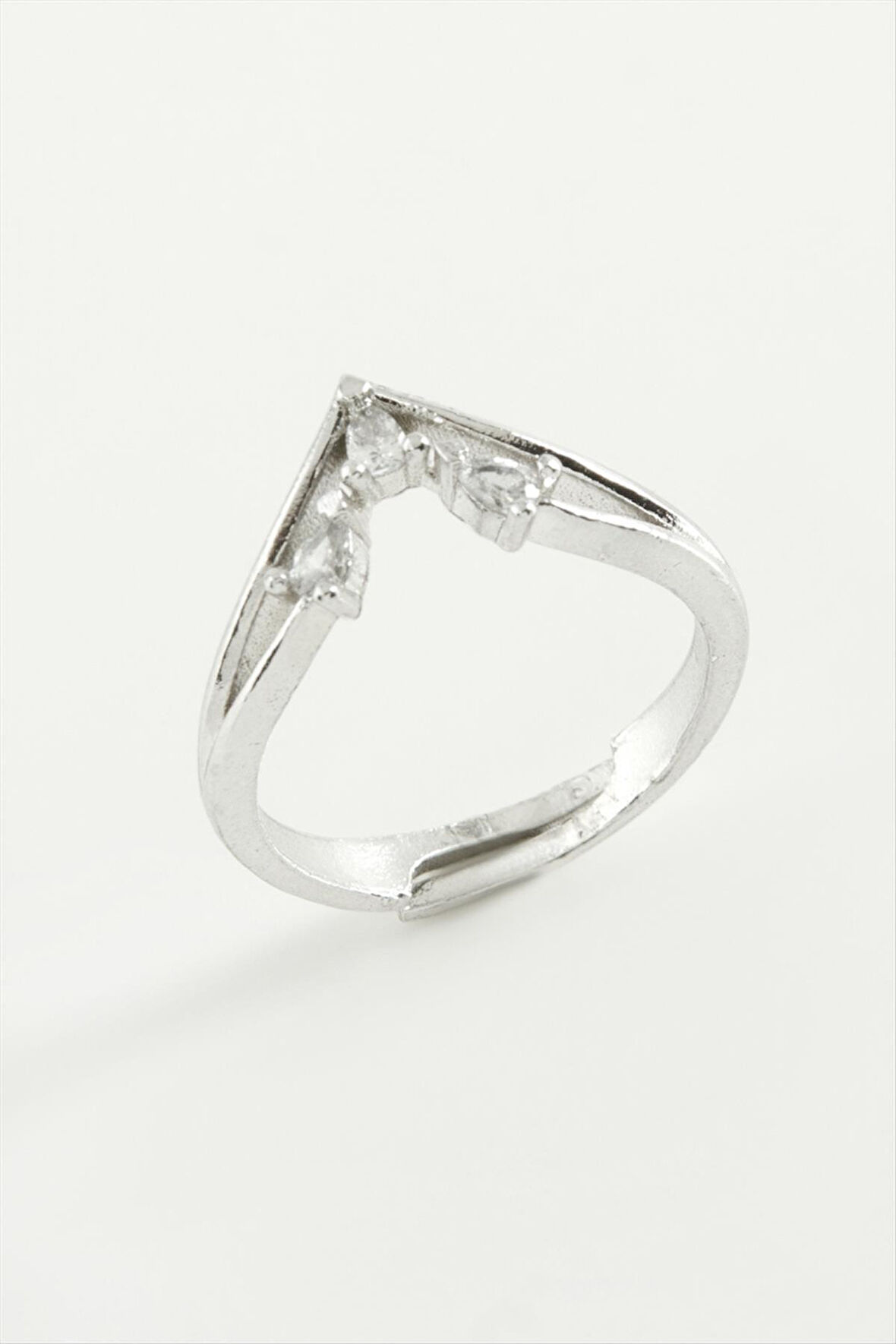 Ok Zirkon Taşlı Yüzük