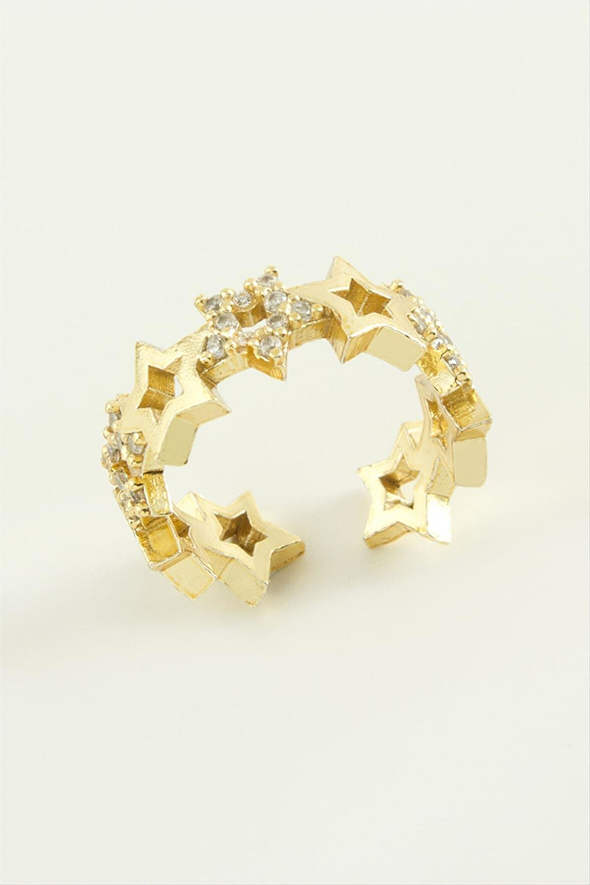 Yıldız Zirkon Taşlı Yüzük