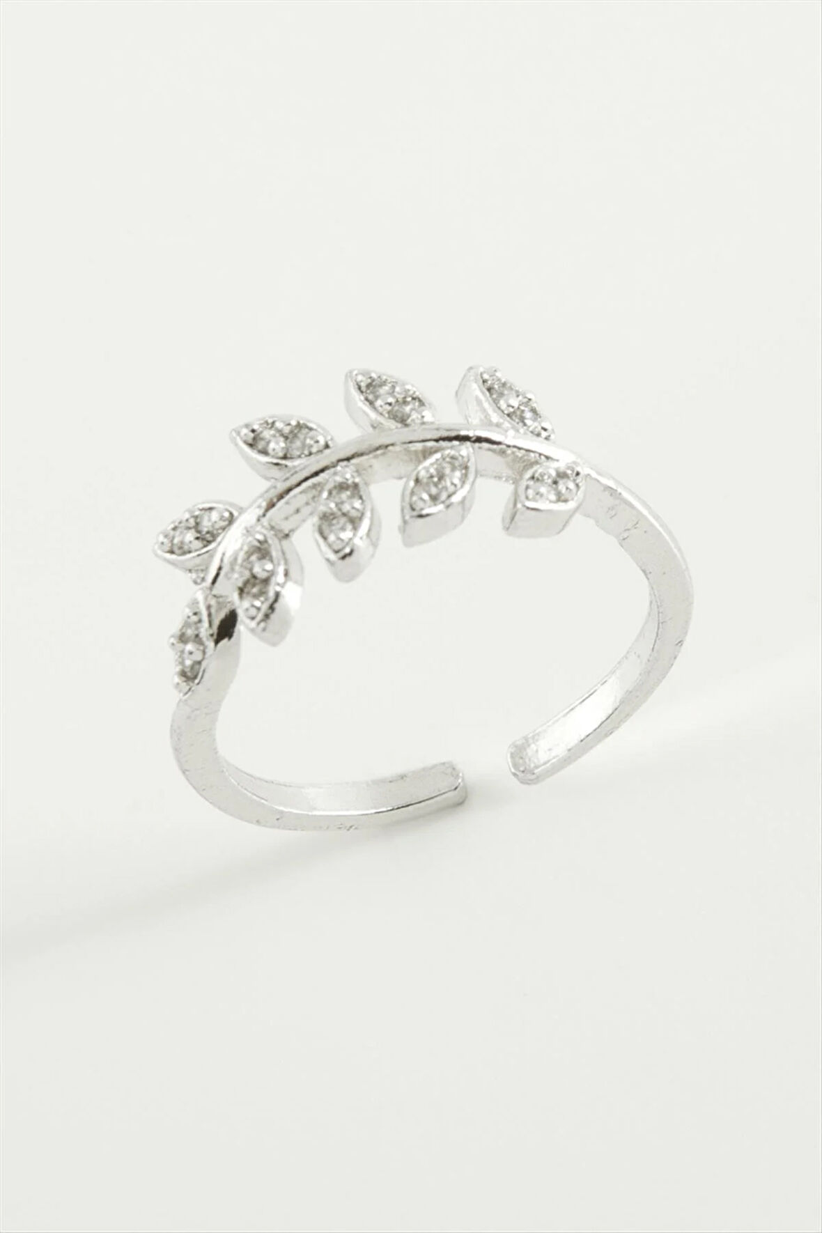 Yaprak Zirkon Taşlı Yüzük