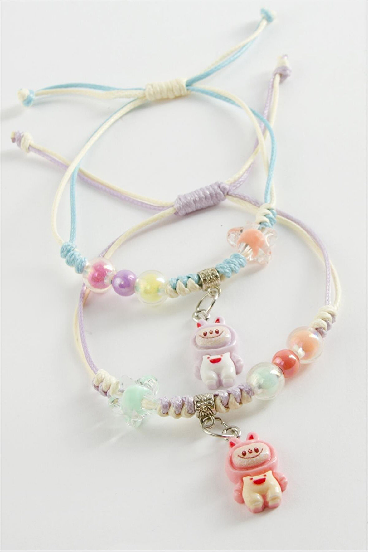 2 Adet Labubu Lüks İp Bileklik