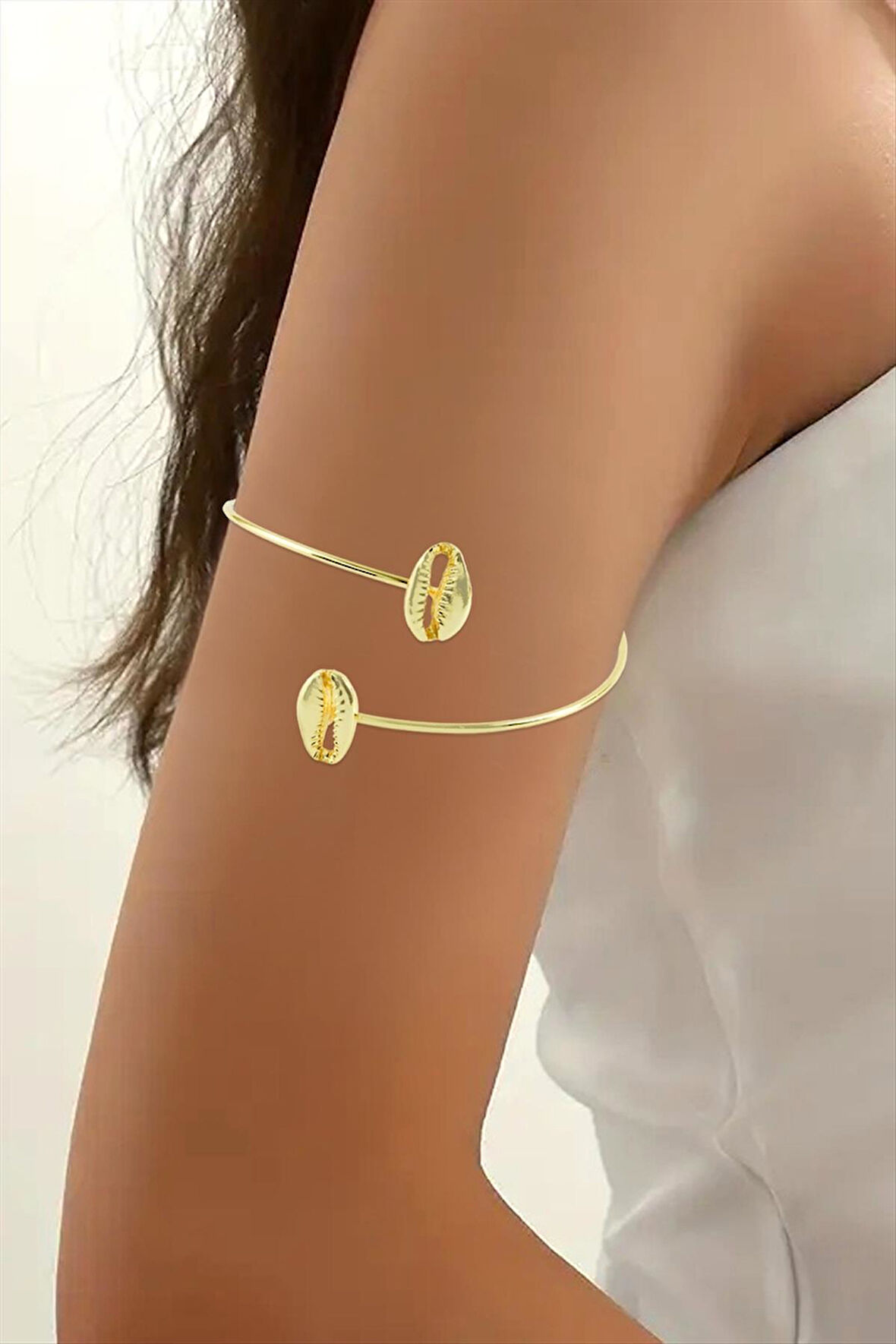 İstiridye Figürlü Üst Kol Pazu Bilekliği