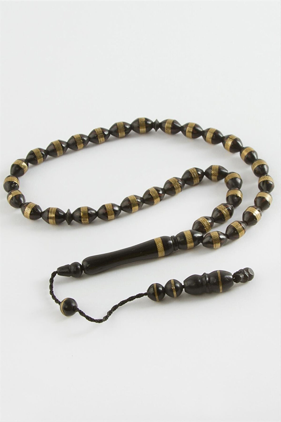 Arpa Kesim İşlemeli Kuka Tesbih 8*10 mm