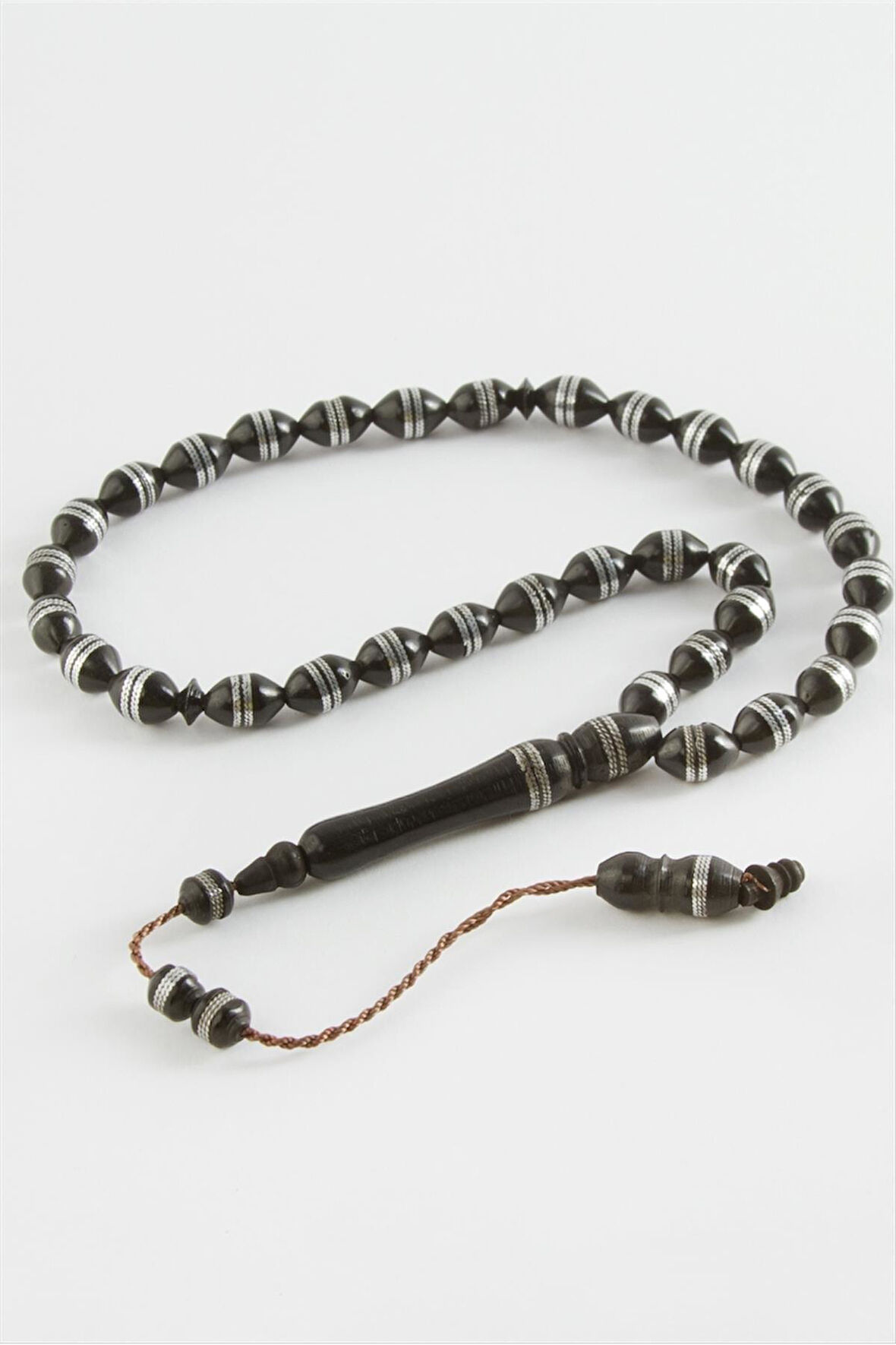 Arpa Kesim İşlemeli Kuka Tesbih 8*10 mm