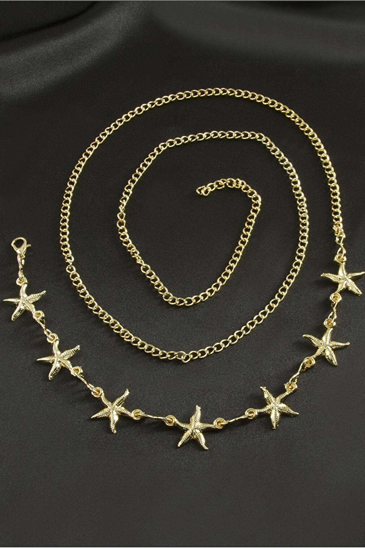 Deniz Yıldızı Metal Zincir Kemer