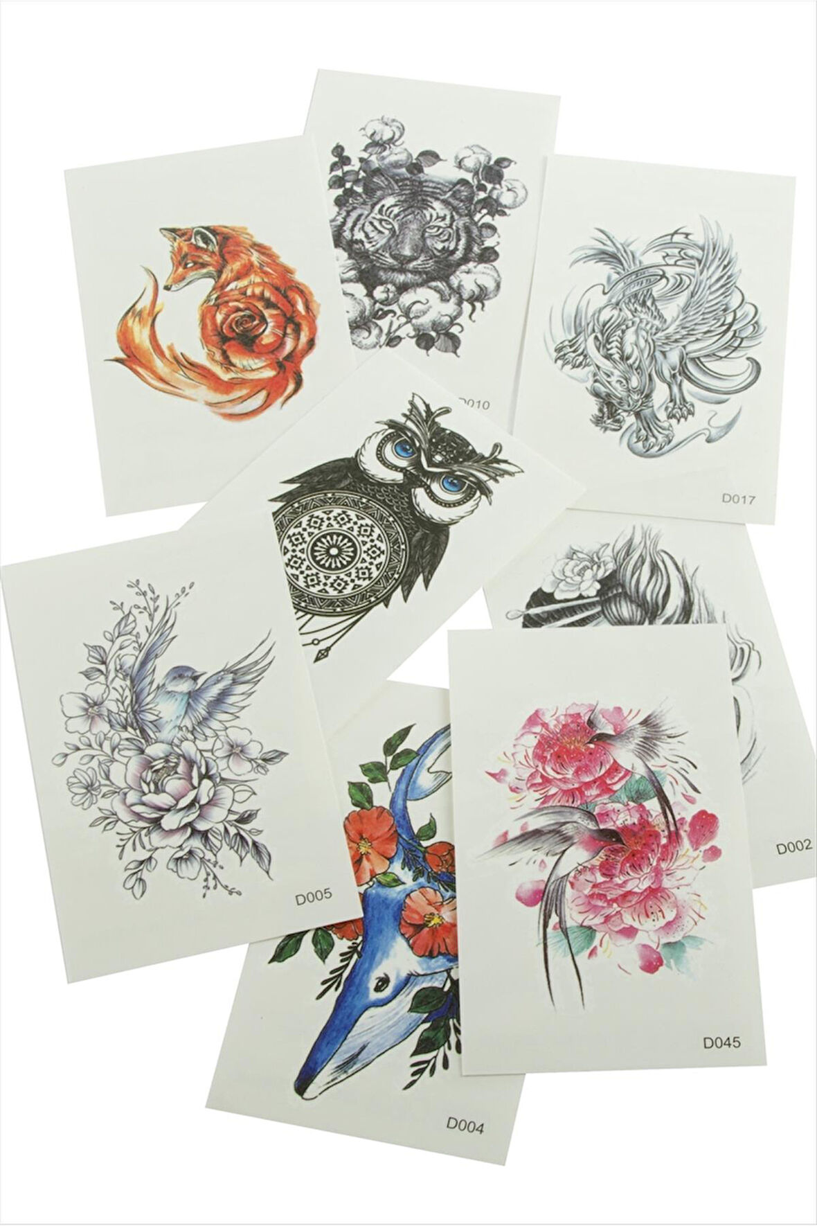 Karışık Tattoo Dövme Sticker