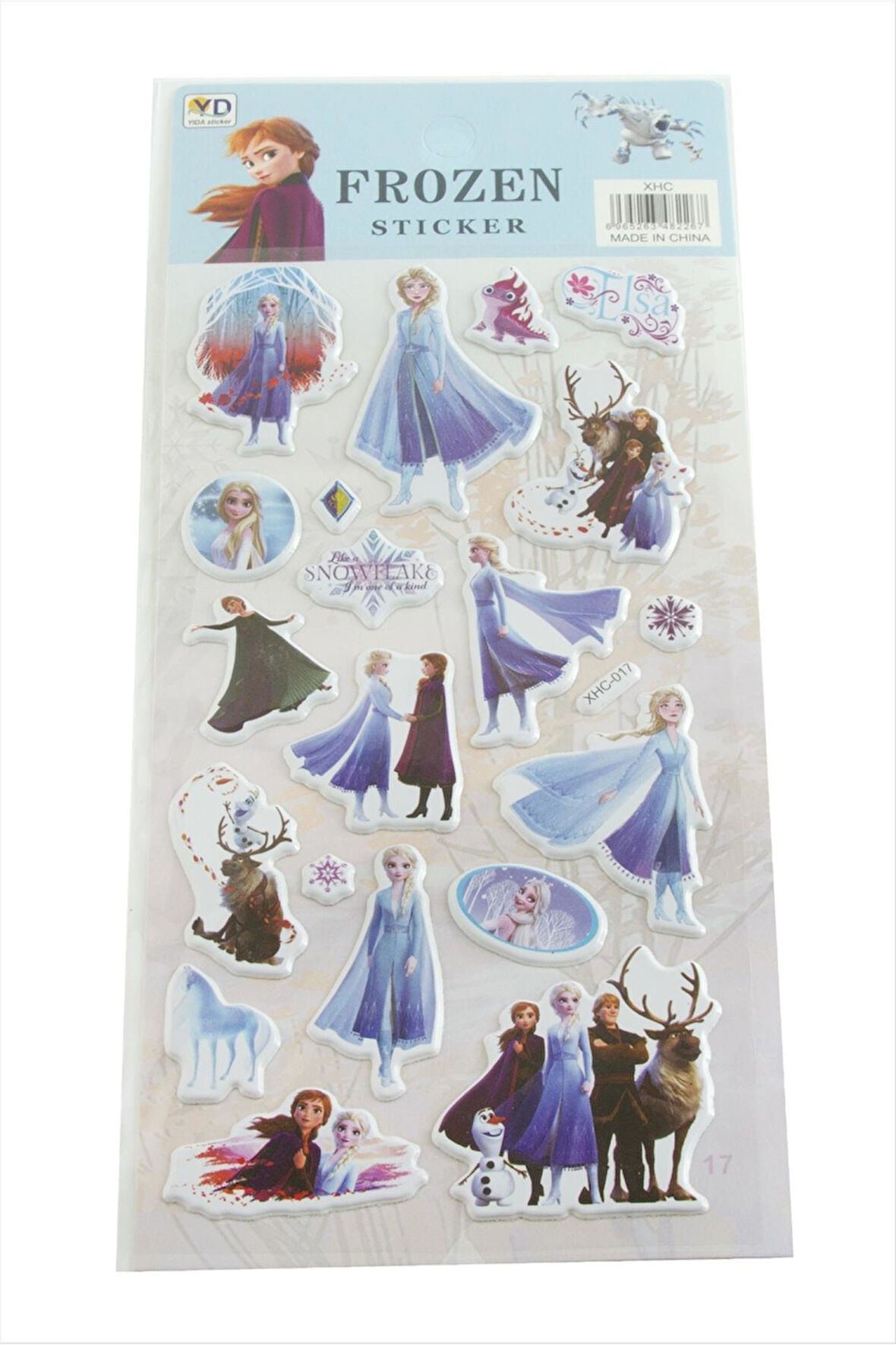 Firozen Kabartmalı Sticker