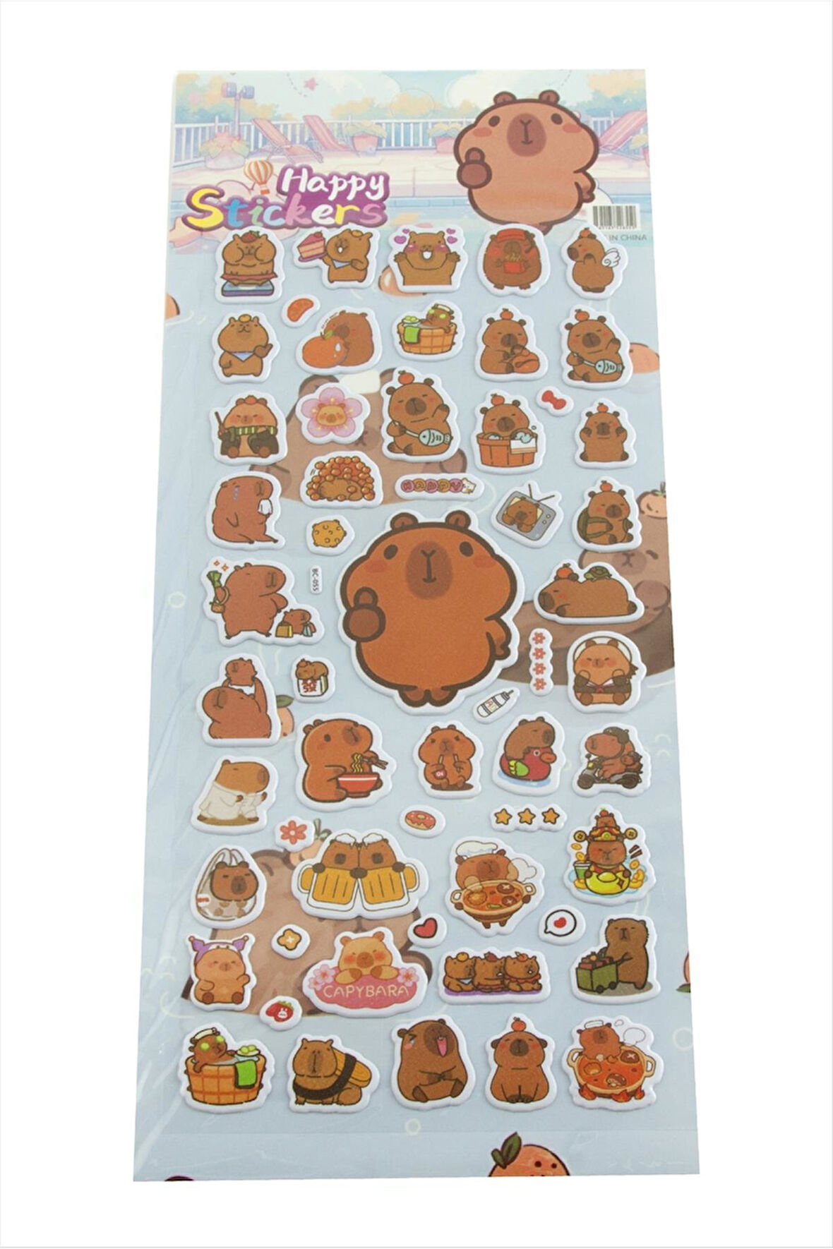 Happy Kabartmalı Sticker