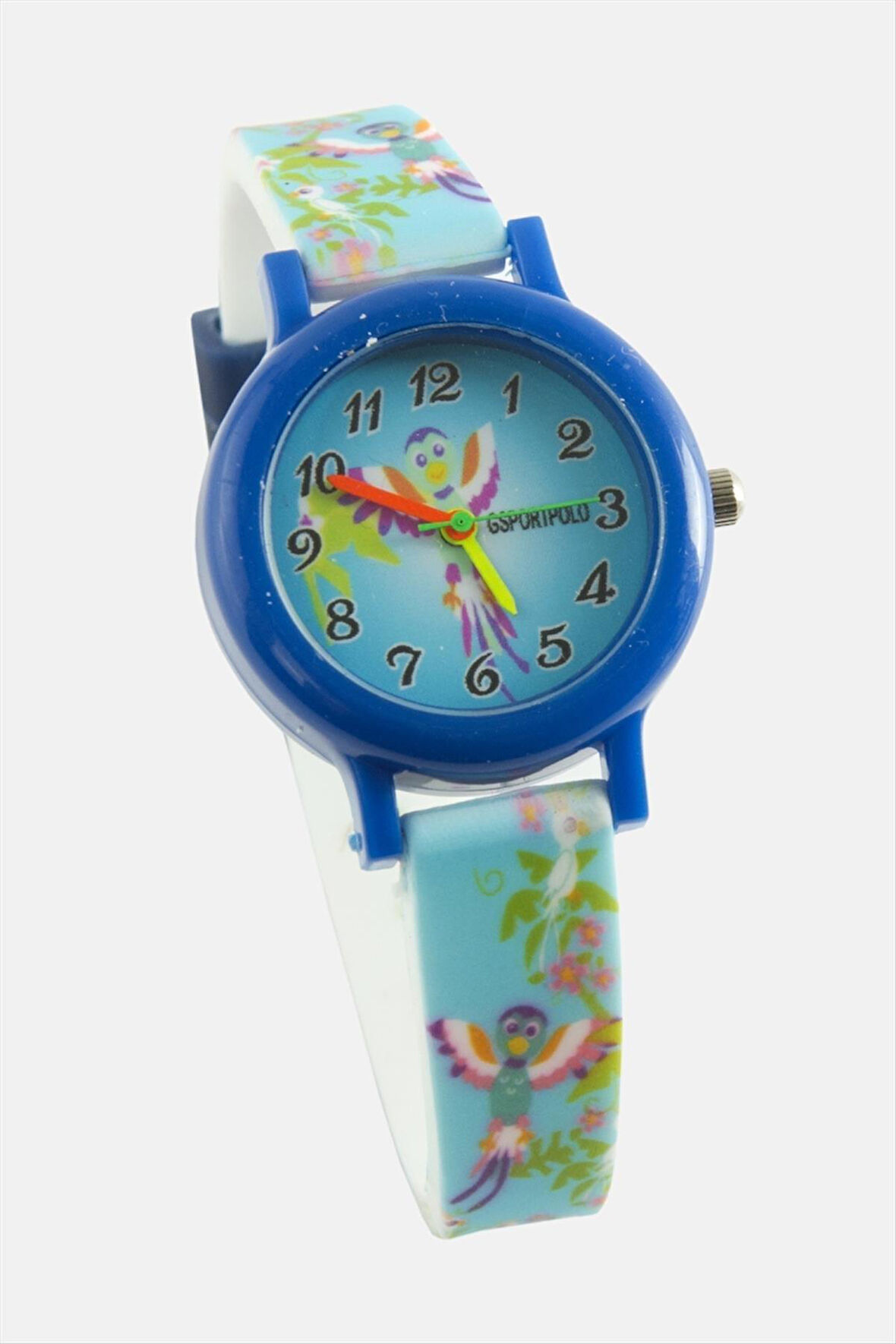 Kuş Desenli Çocuk Kol Saat
