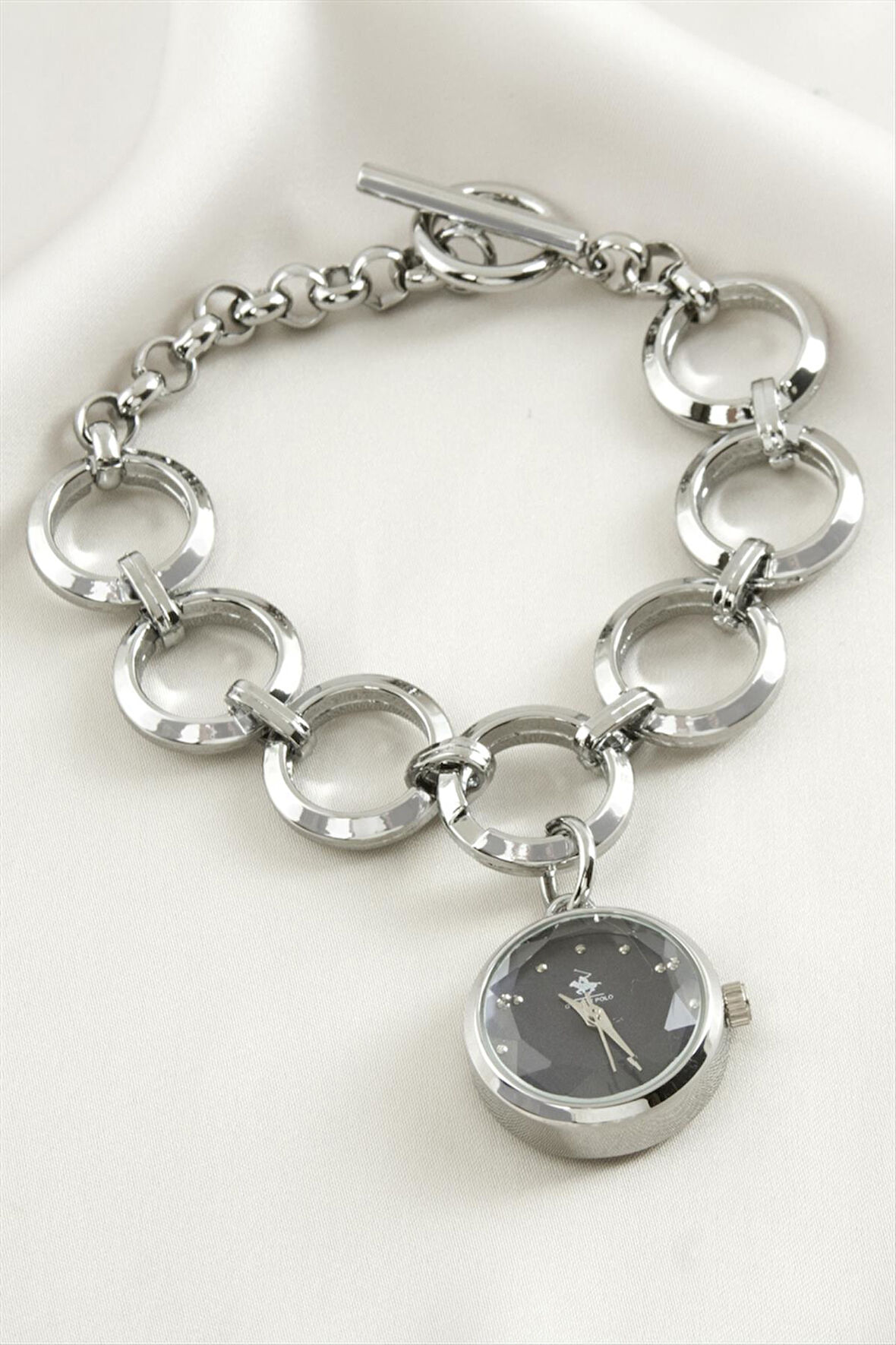 Sallantılı Metal Kadın Kol Saat