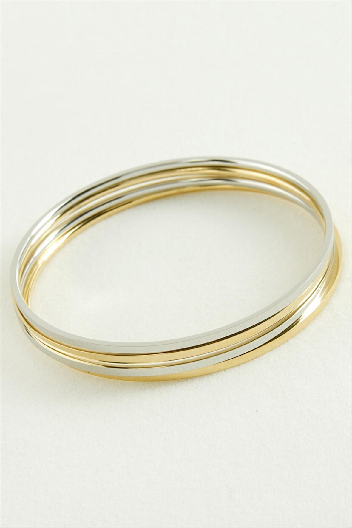 4 Adet Ajda Lüks Çelik Bilezik 65*2 mm