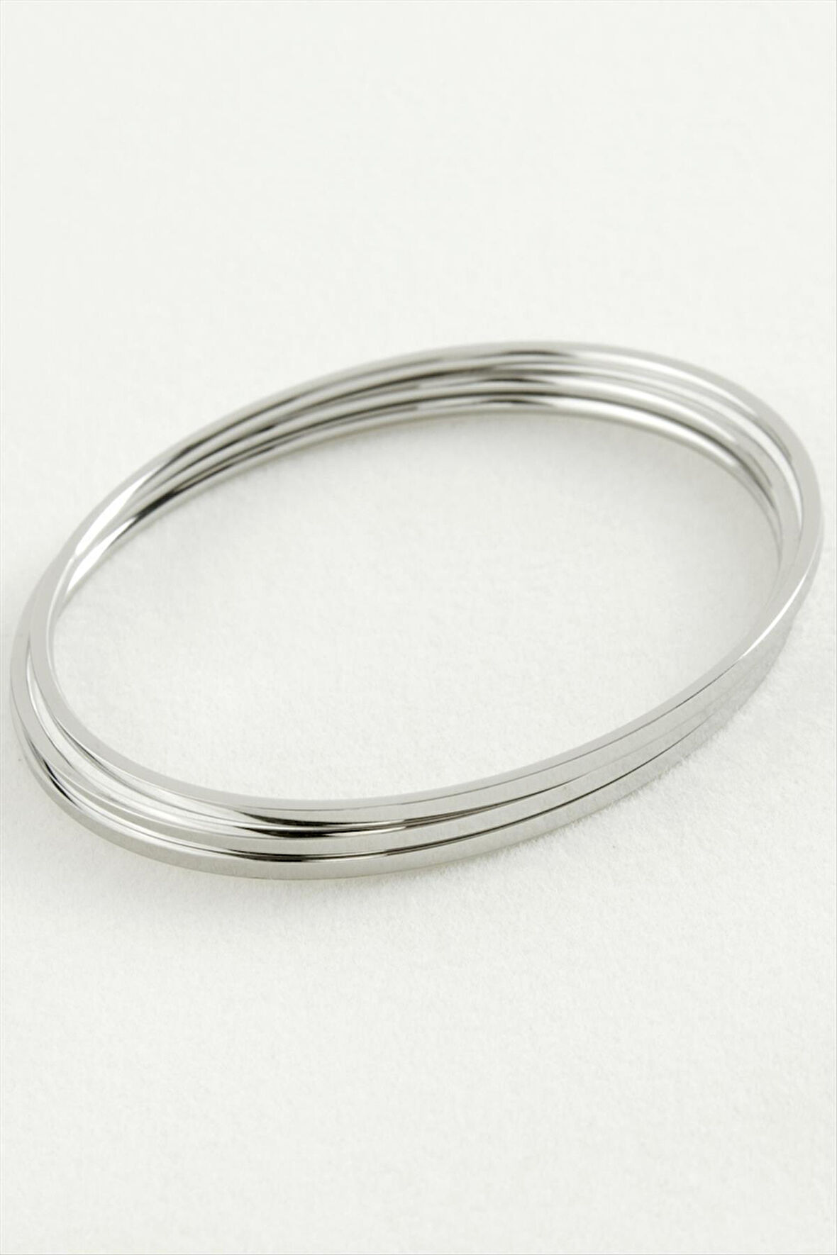 3 Adet Ajda Lüks Çelik Bilezik 65*2 mm