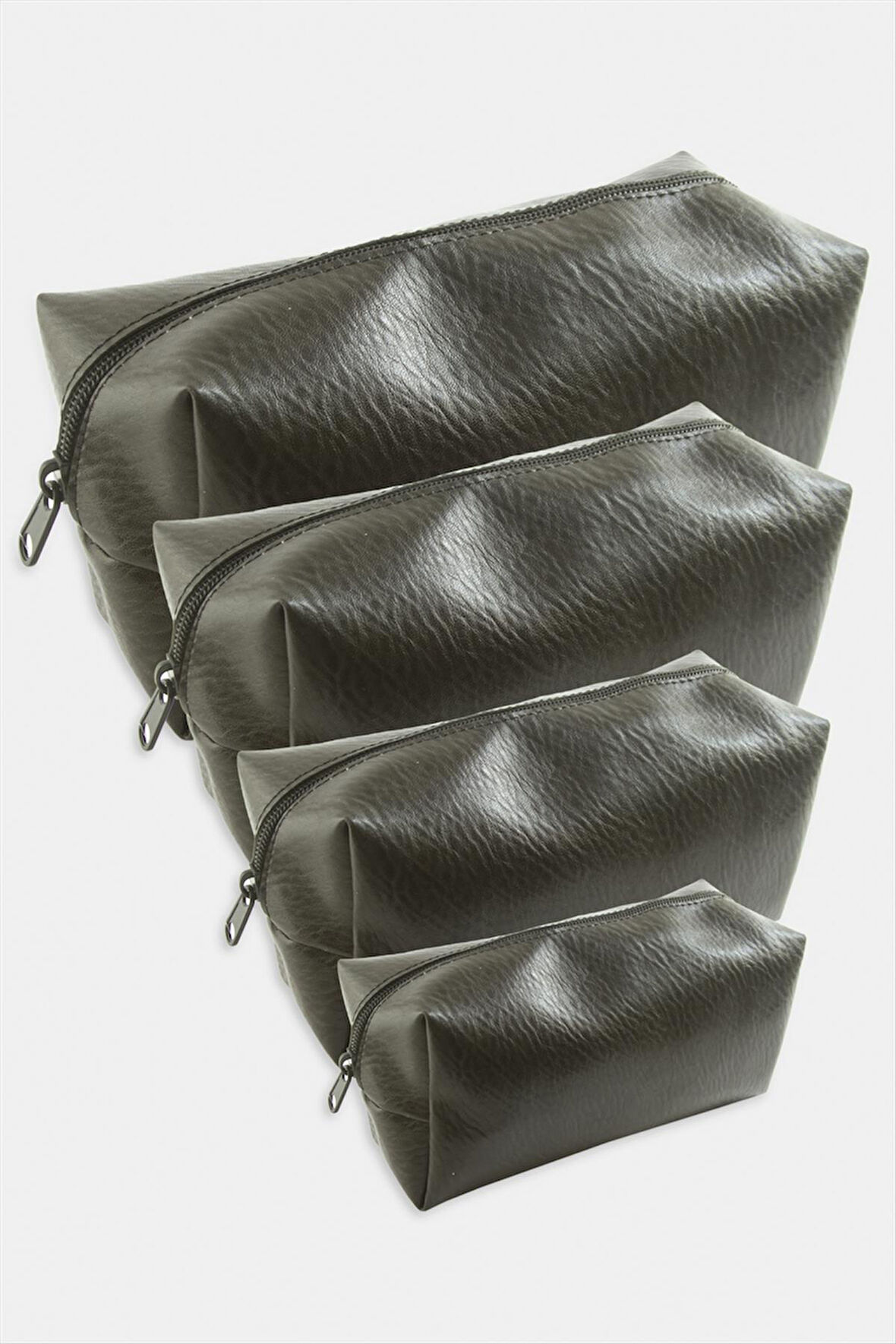 4 Adet El Tutmalı Makyaj Çantası