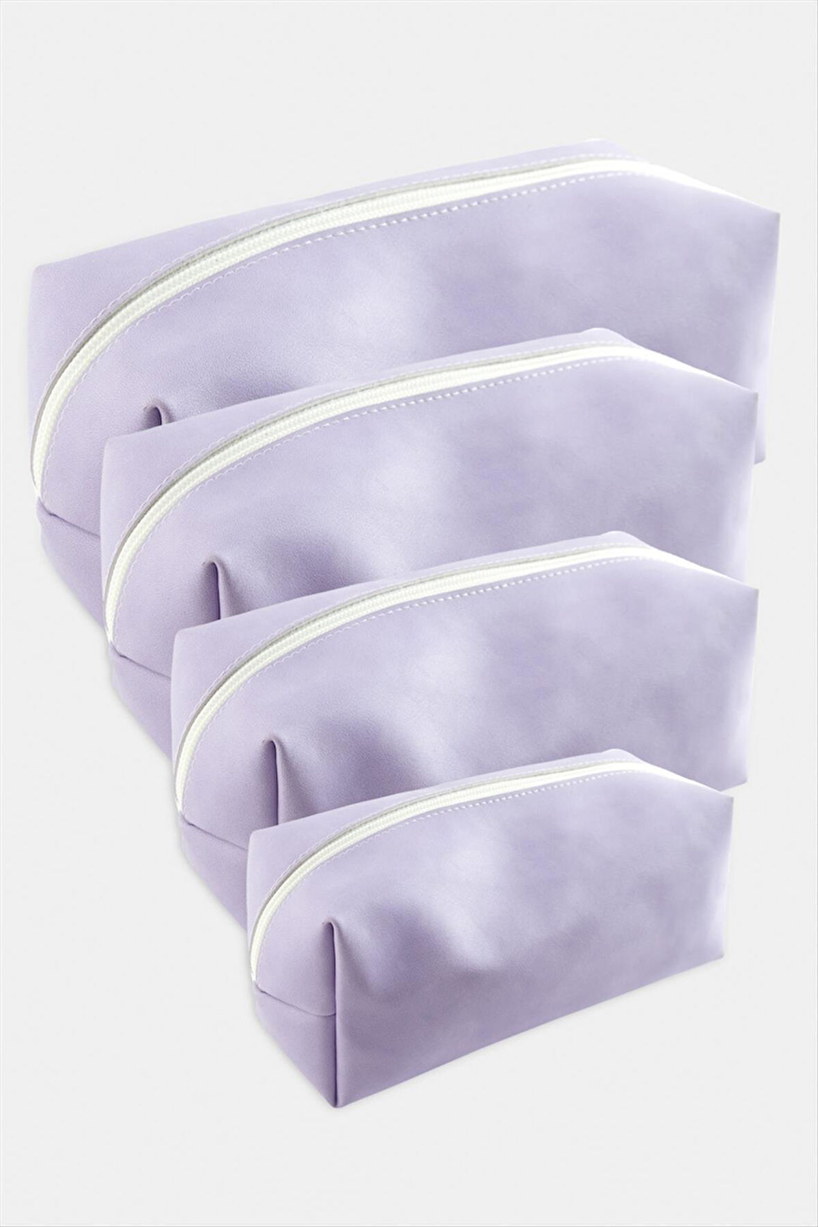 4 Adet El Tutmalı Makyaj Çantası