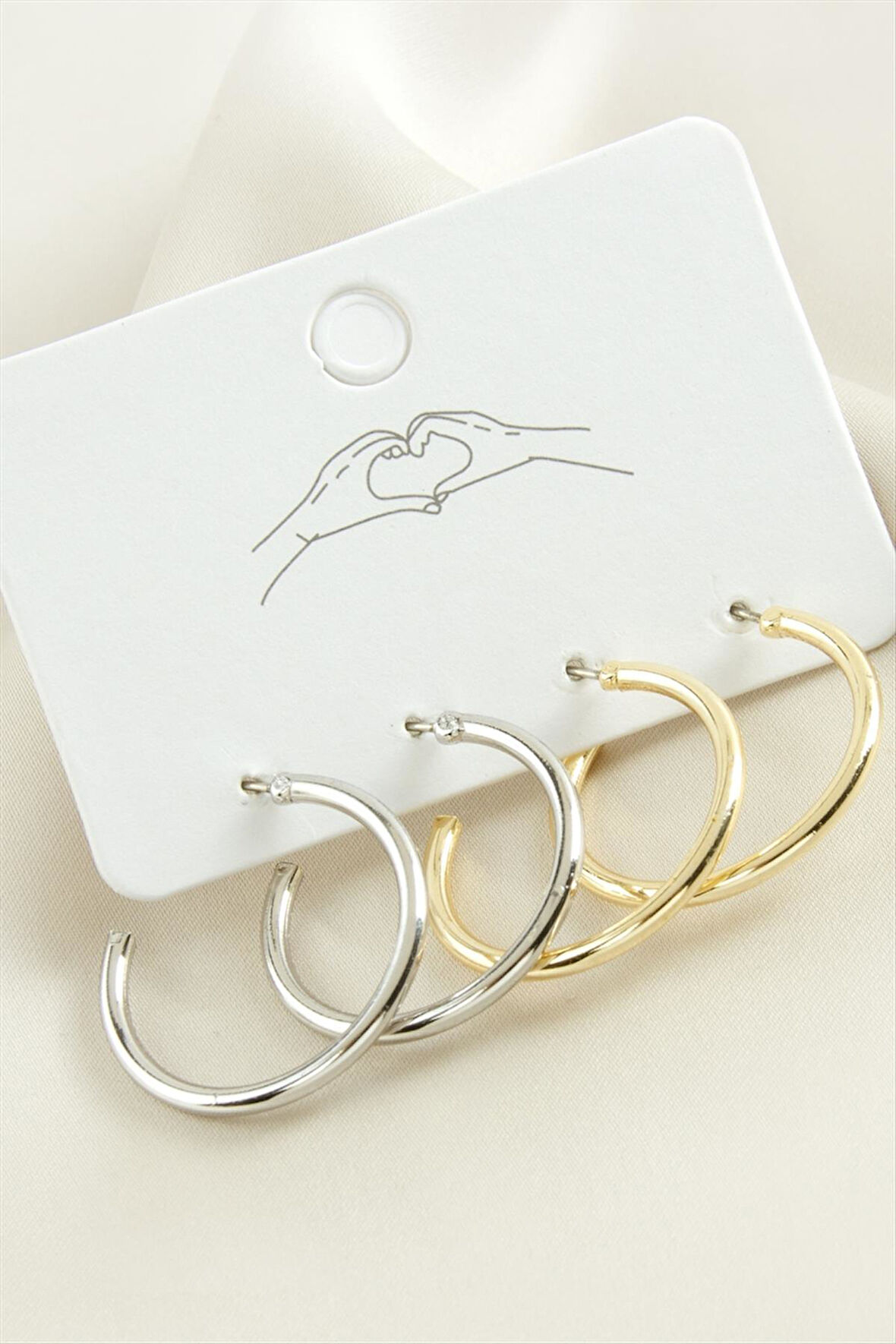 4 Adet Boru Halka Küpe