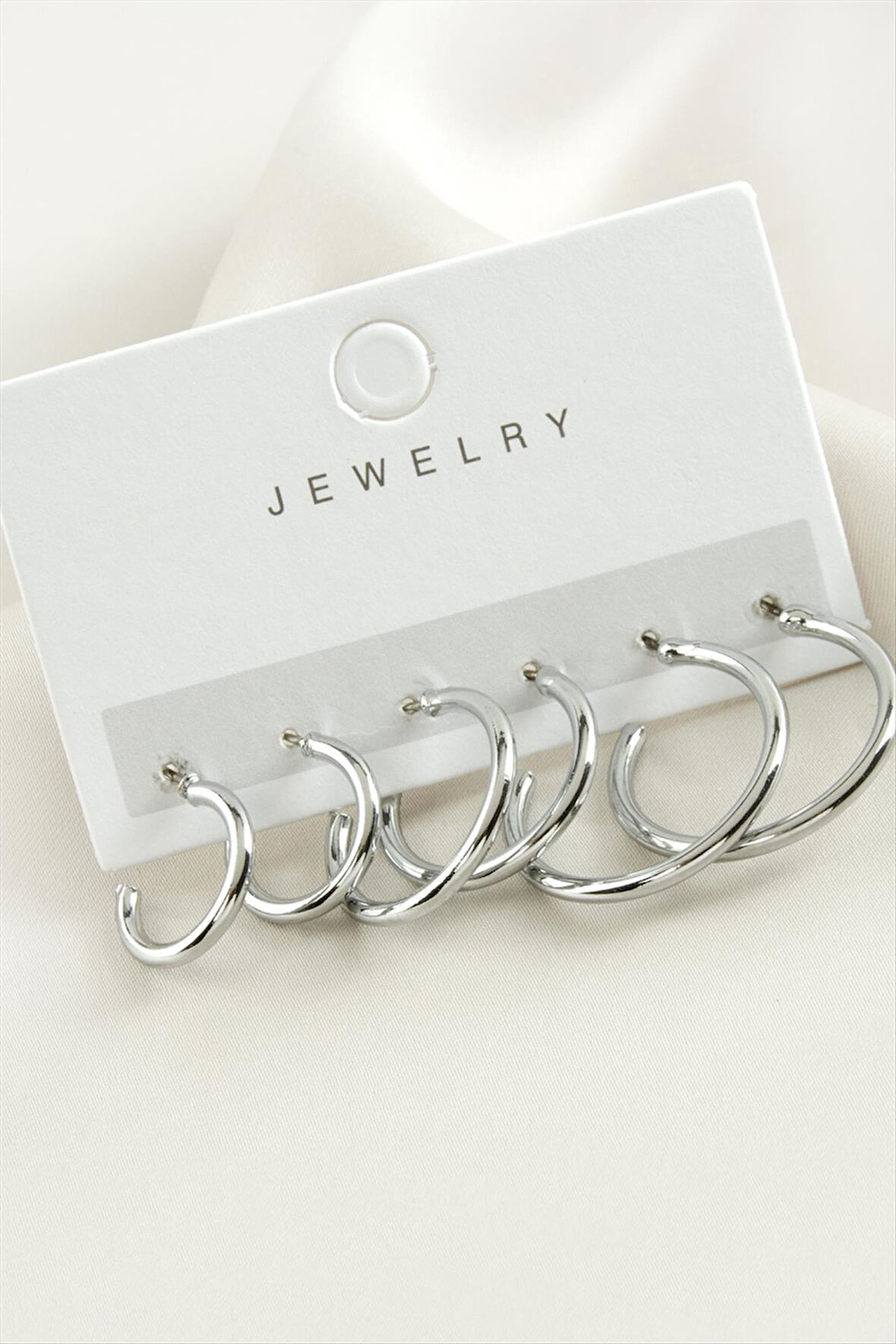 6 Adet Boru Trend Halka Küpe 1,5-2-2,5 cm