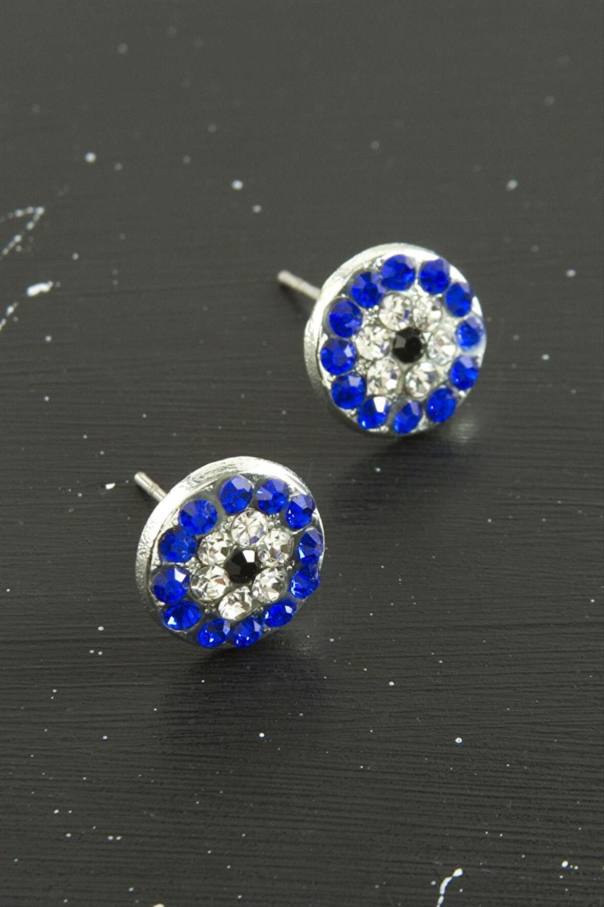 Nazar Taşlı Minik Küpe