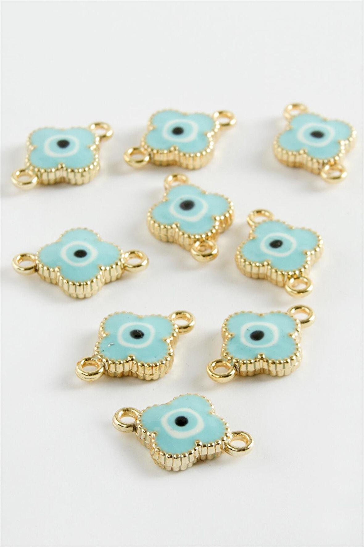 Çiçek Çift Kulplu Mineli Bileklik ve Kolye Ucu Aparatı 1 Adet