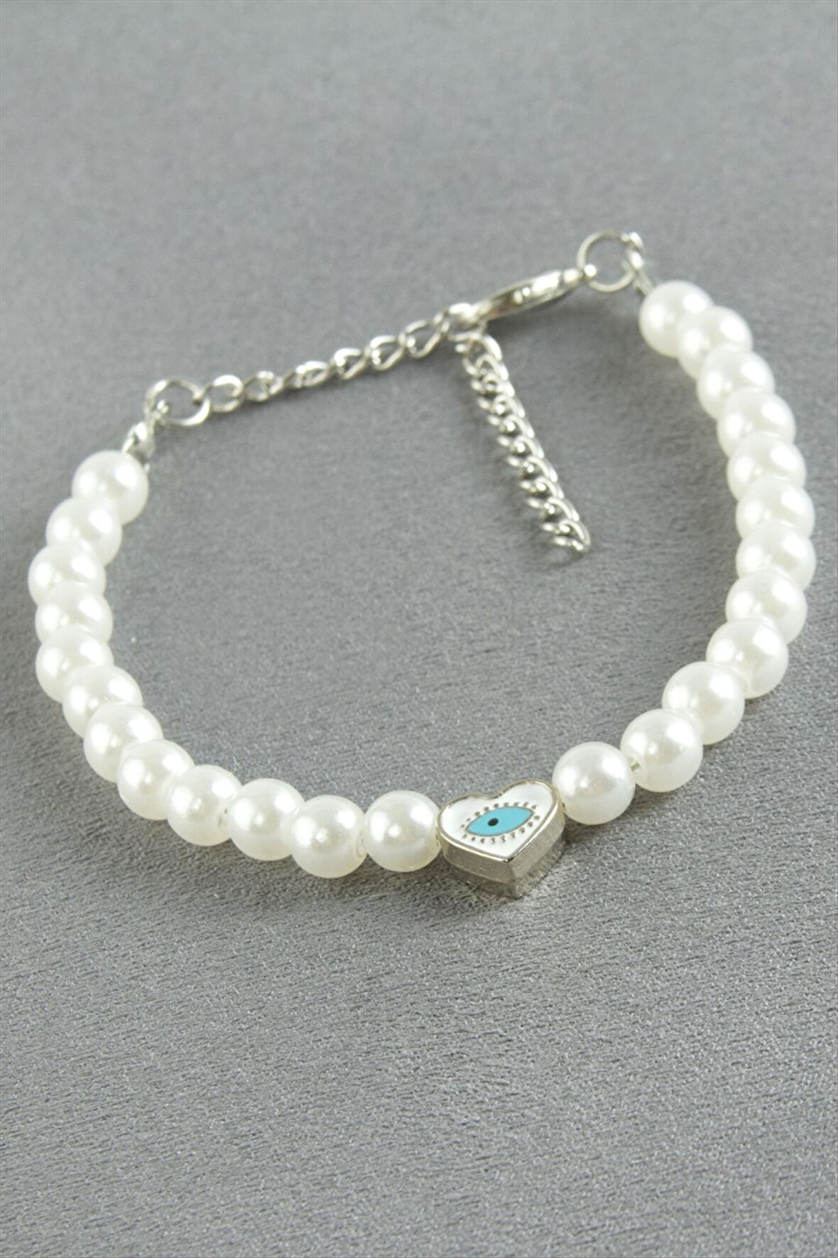 Kalp Göz İnci Bileklik