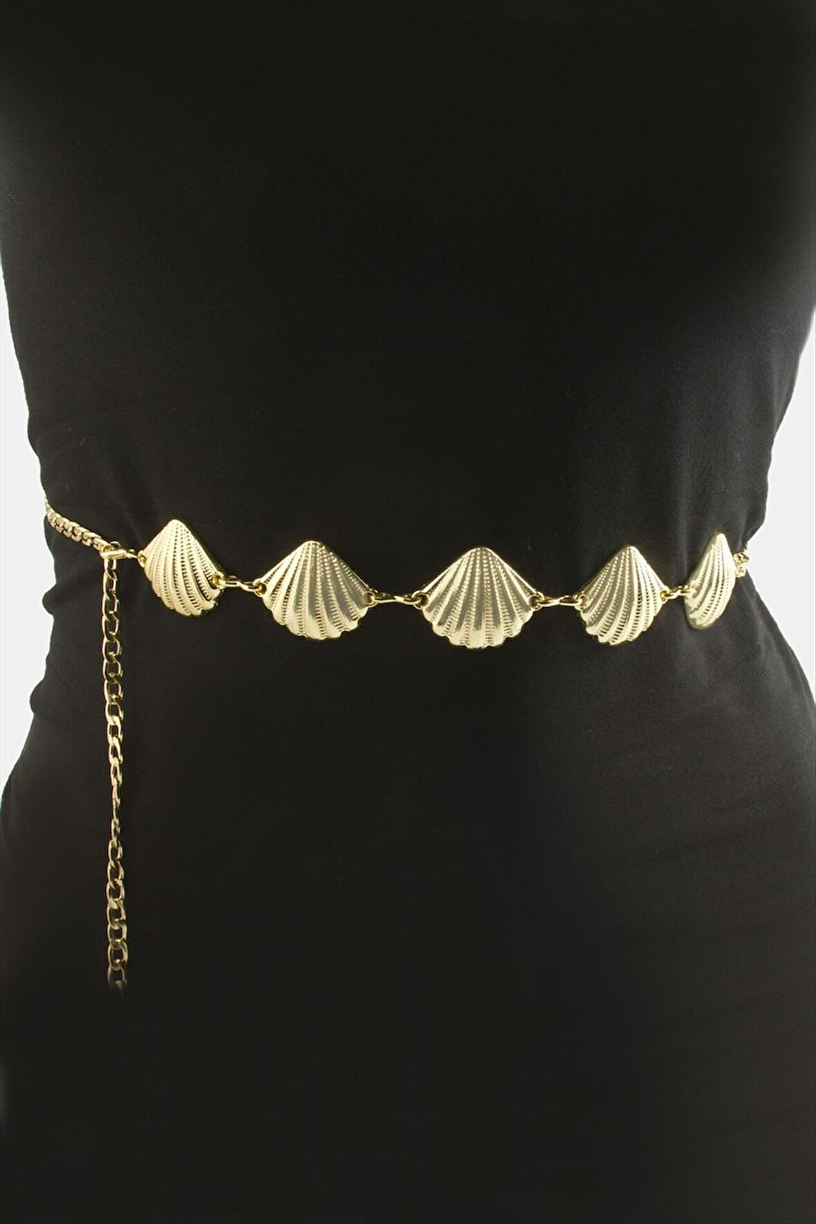 İstiridye Metal Zincir Kemer